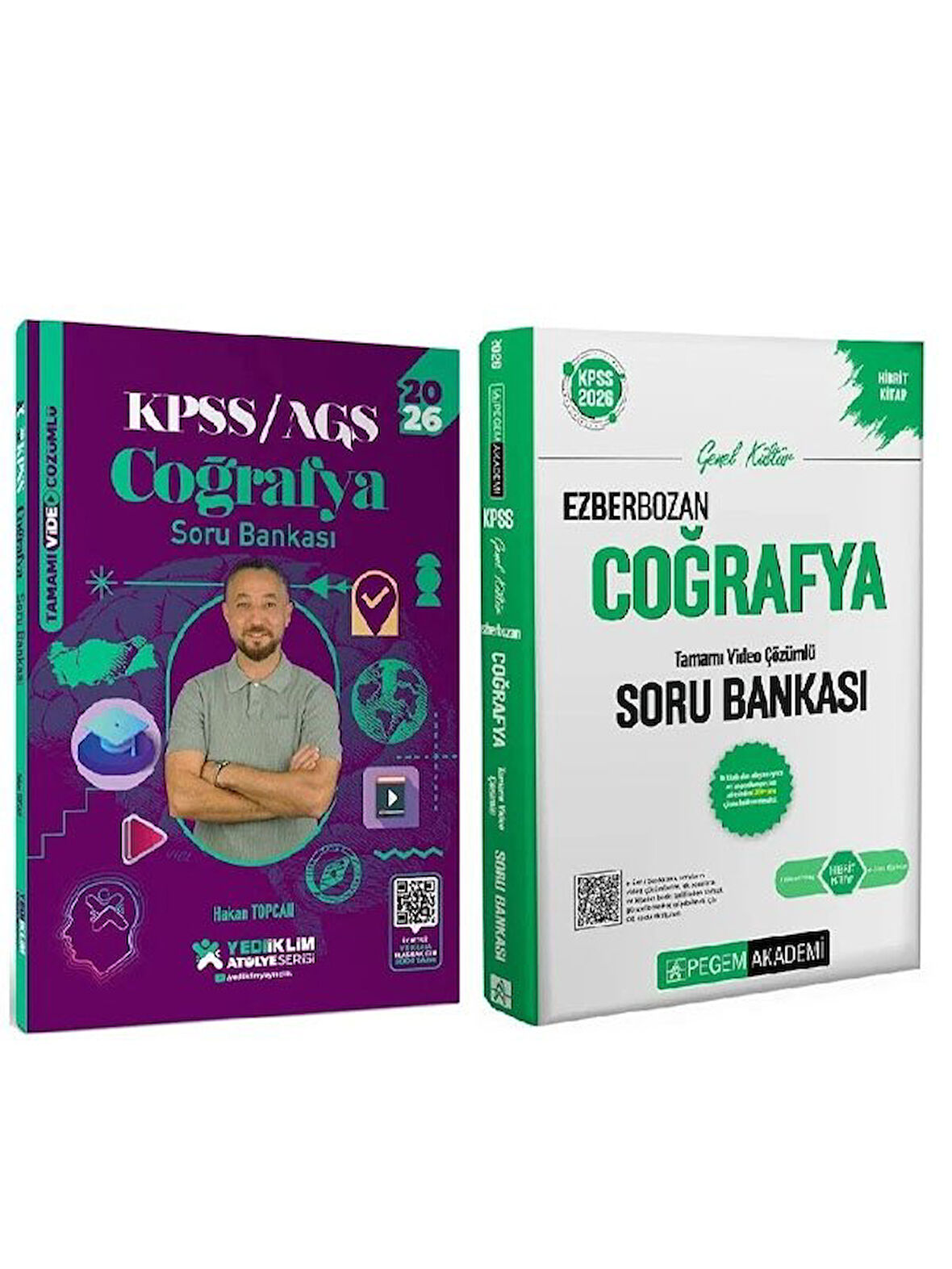 Yediiklim + İndeks 2026 KPSS Coğrafya Atölye Soru Bankası 2 li Set