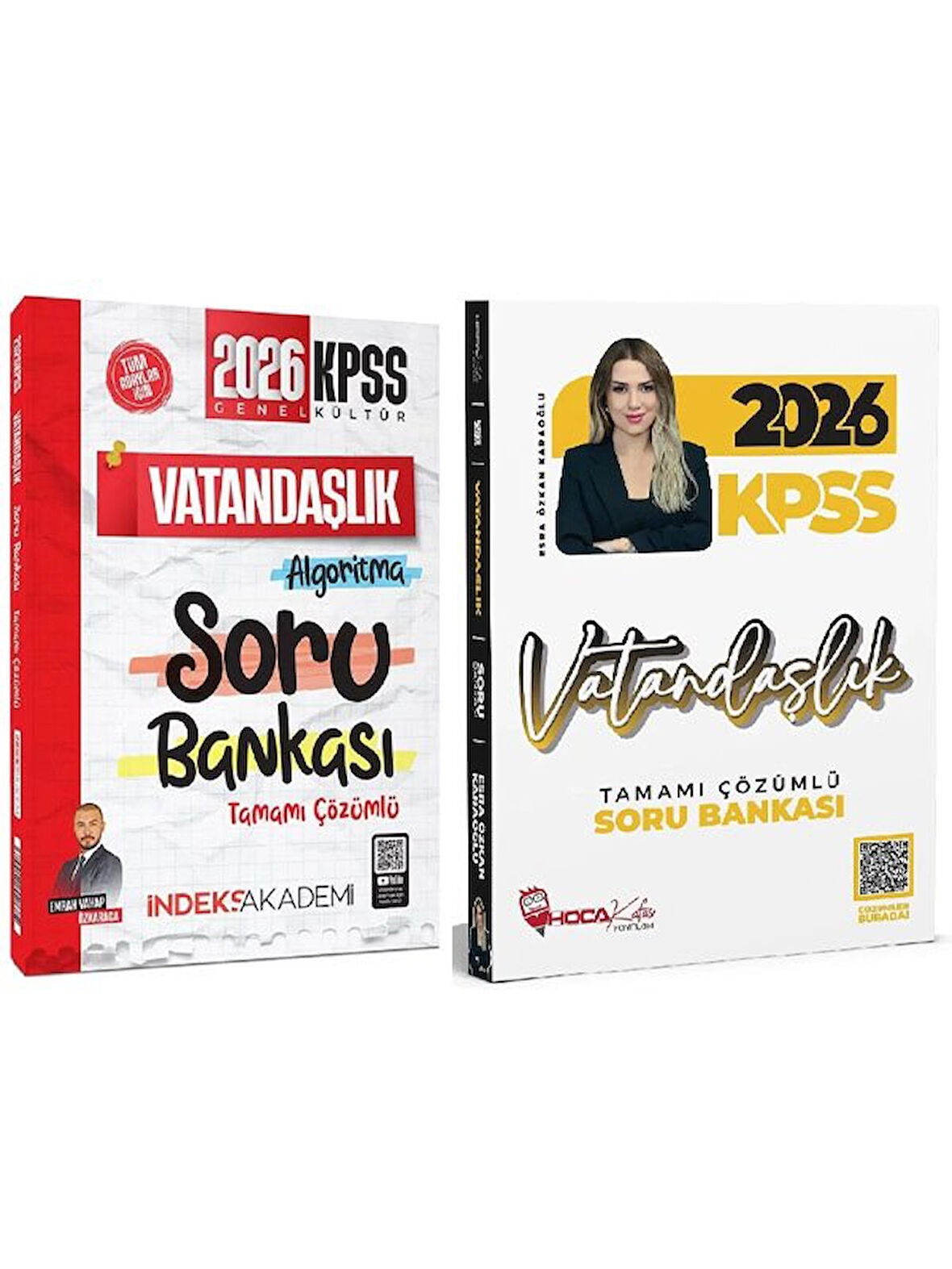 Hoca Kafası + İndeks 2026 KPSS Vatandaşlık Video Ders Notları + Soru Bankası 2 li Set