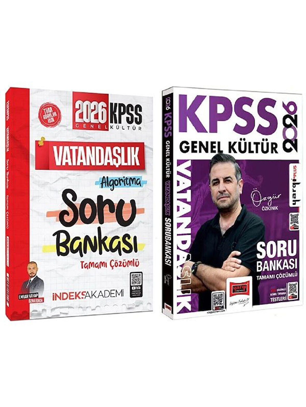 Yargı + İndeks 2026 KPSS Vatandaşlık Soru Bankası 2 li Set
