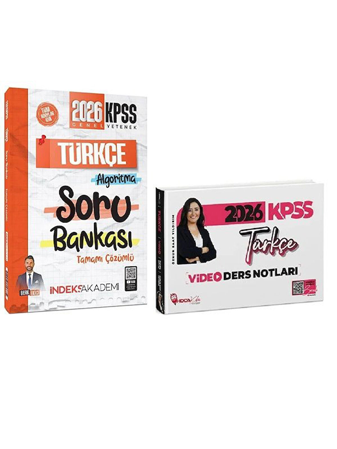 Hoca Kafası + İndeks 2026 KPSS Türkçe Video Ders Notları + Soru Bankası 2 li Set 