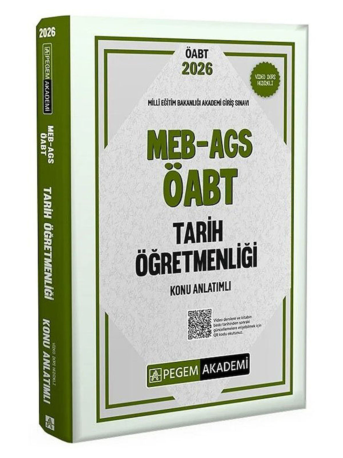 Pegem 2026 ÖABT MEB-AGS Tarih Öğretmenliği Konu Anlatımı
