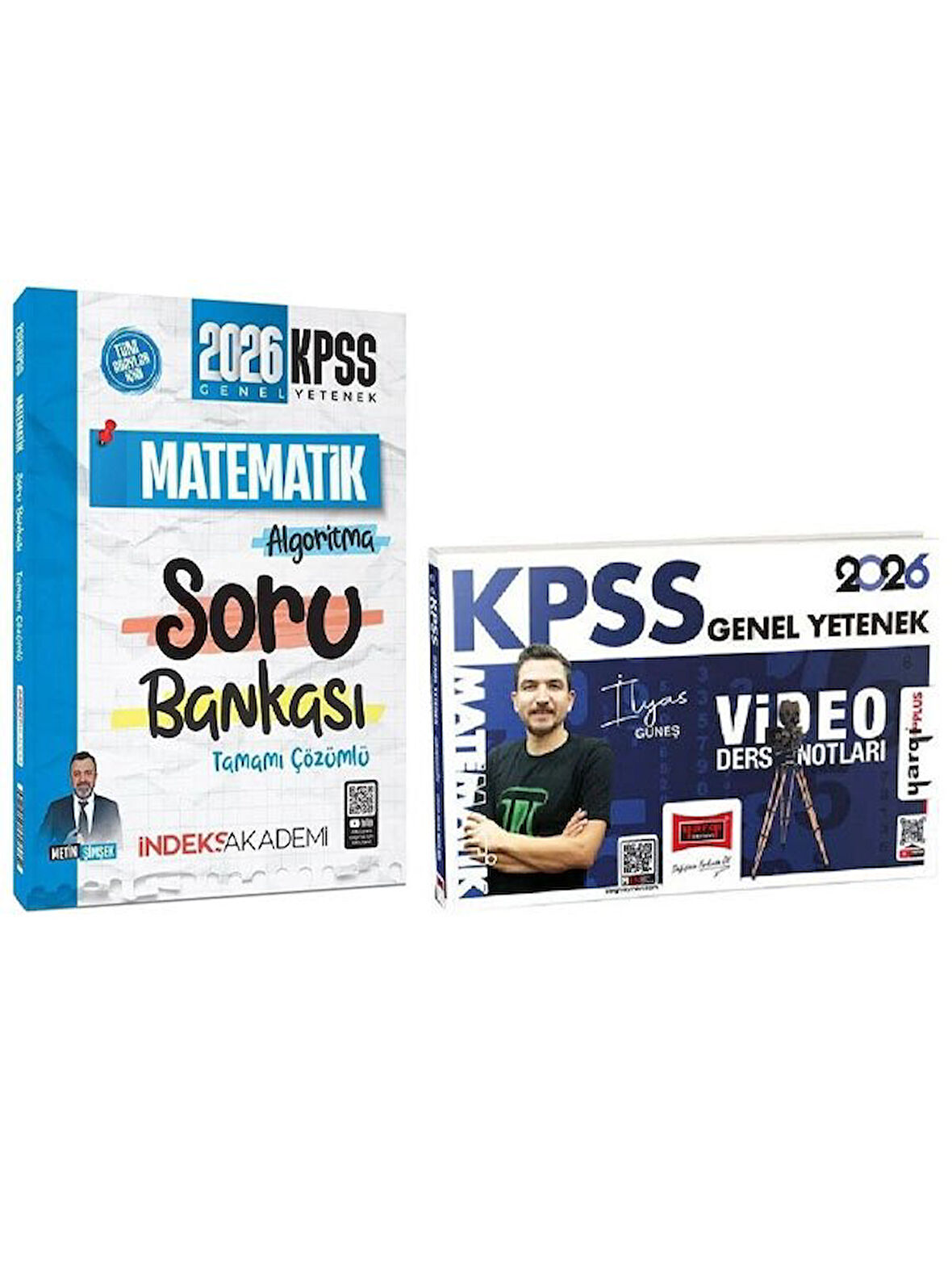 Yargı + İndeks 2026 KPSS Matematik Video Ders Notları + Soru Bankası 2 li Set 