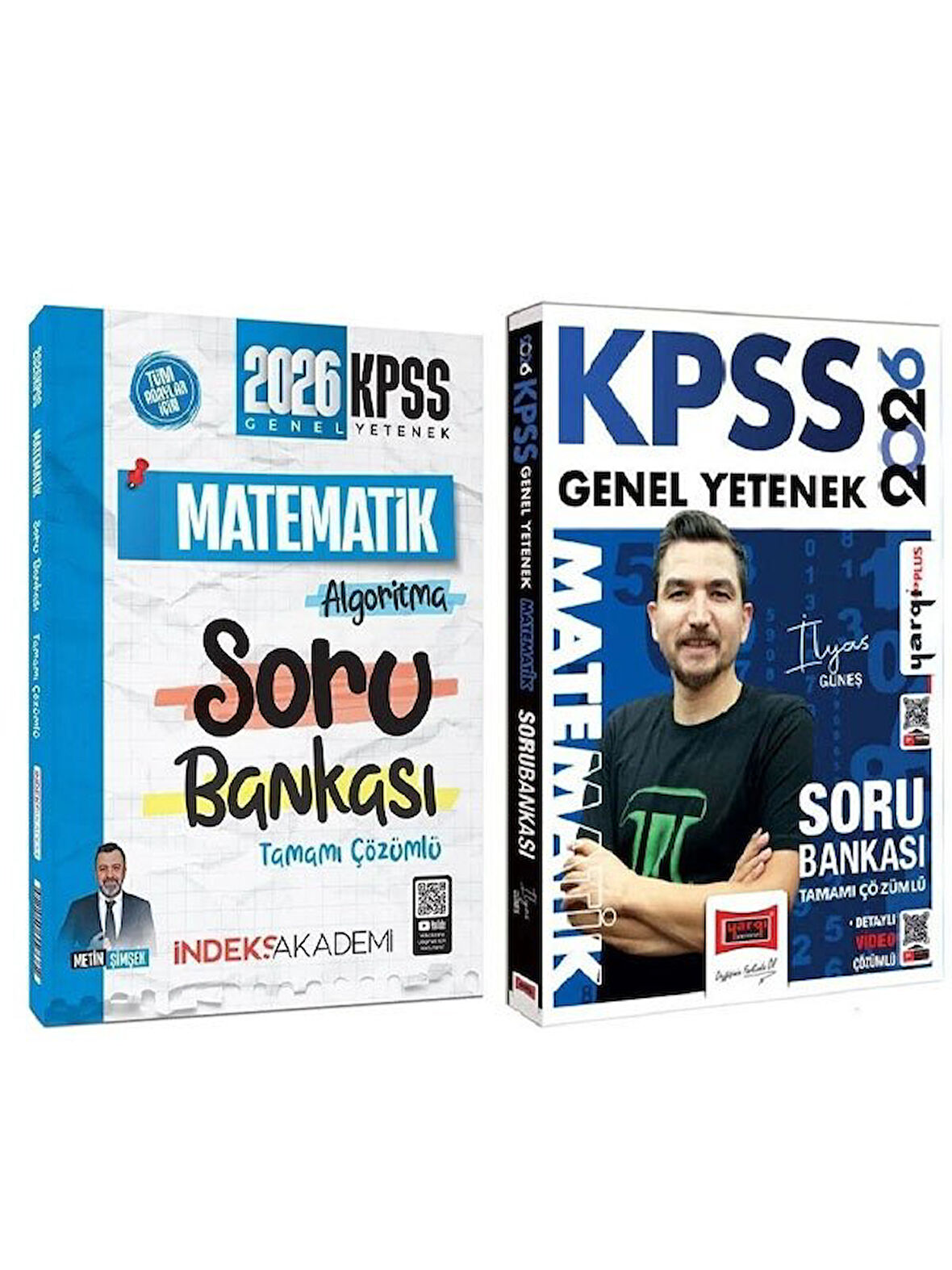 Yargı + İndeks 2026 KPSS Matematik Soru Bankası 2 li Set