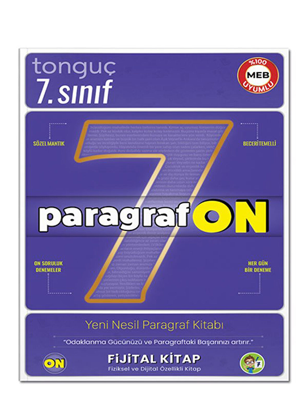 Tonguç 2026 7. Sınıf ParagrafON Fijital Yeni Nesil Paragraf Kitabı