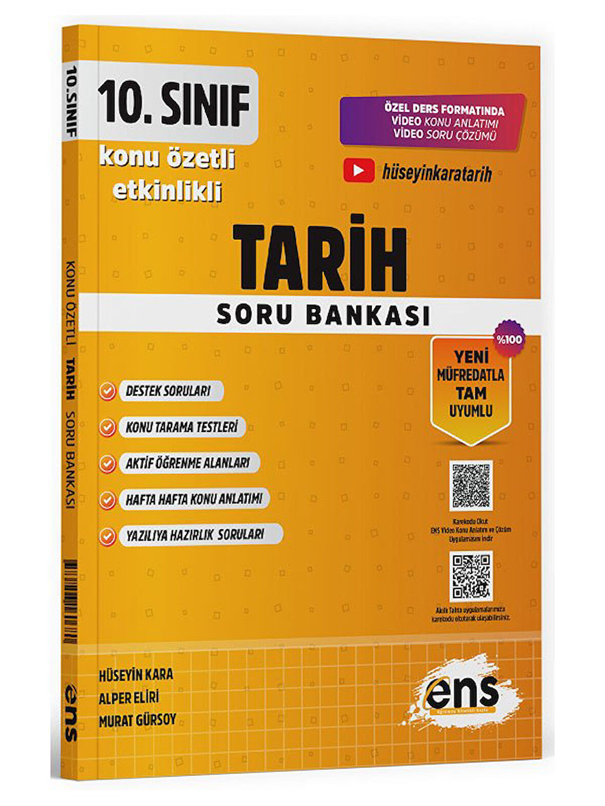 ENS 2026 10. Sınıf Tarih Etkinlikli Soru Bankası 