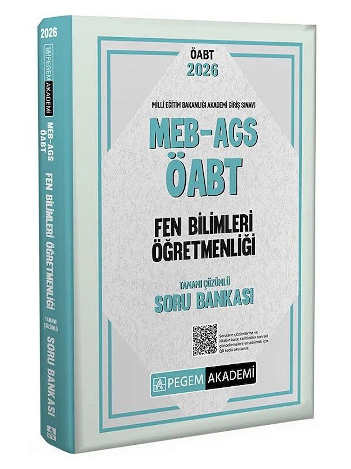 Pegem 2026 ÖABT MEB-AGS Fen Bilimleri Öğretmenliği Soru Bankası Çözümlü