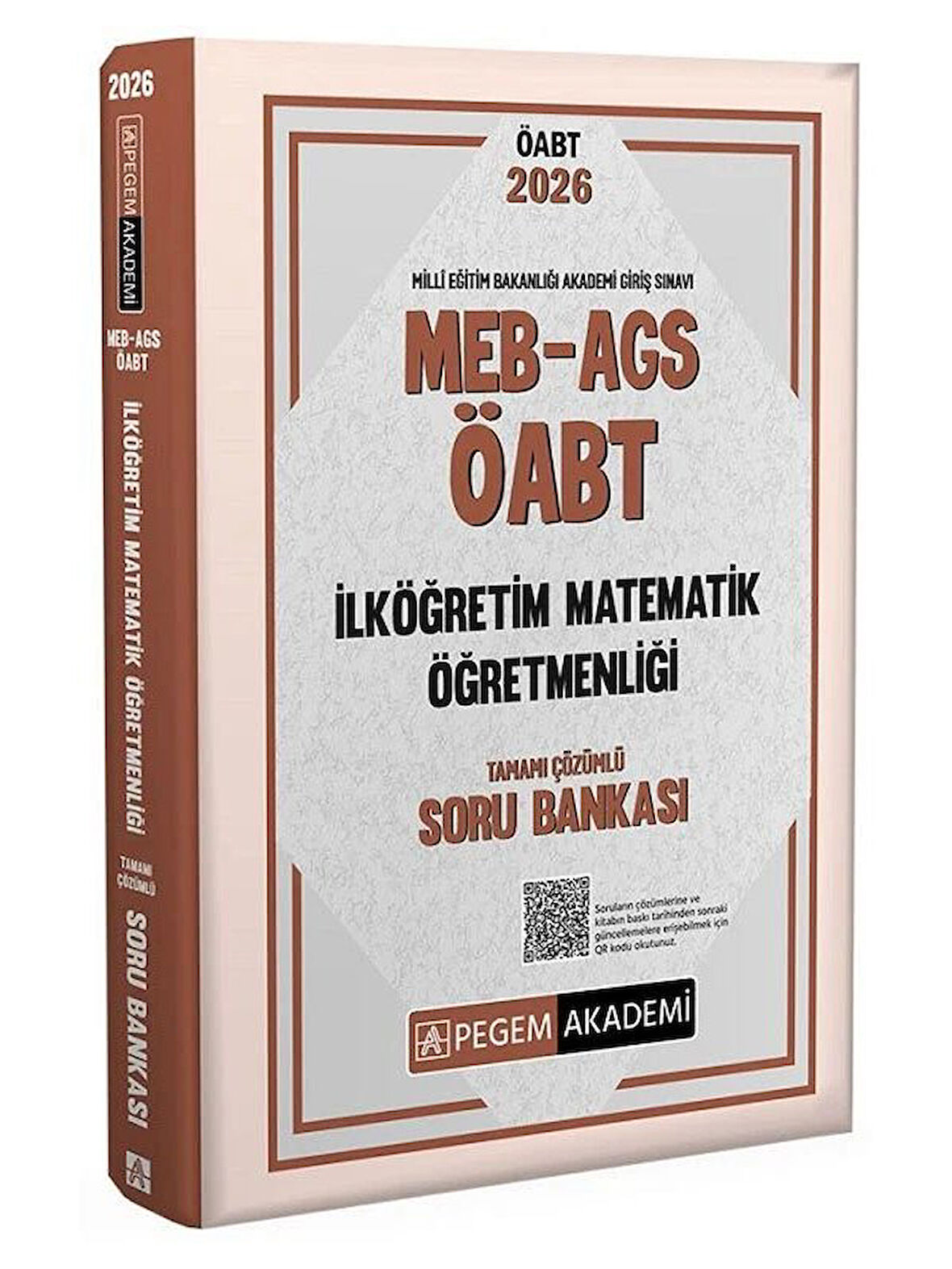 Pegem 2026 ÖABT MEB-AGS İlköğretim Matematik Öğretmenliği Soru Bankası Çözümlü