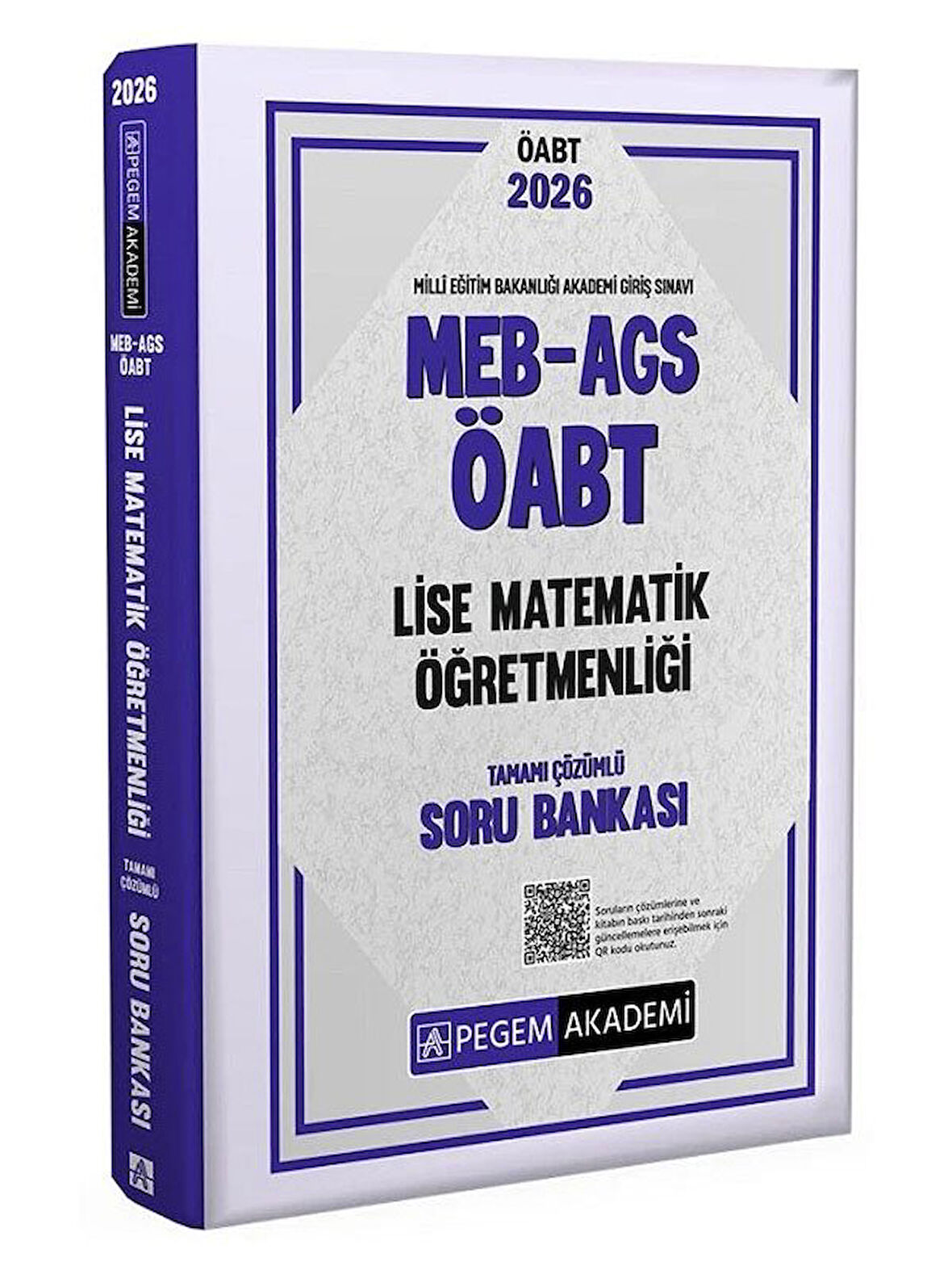 Pegem 2026 ÖABT MEB-AGS Lise Matematik Öğretmenliği Soru Bankası Çözümlü