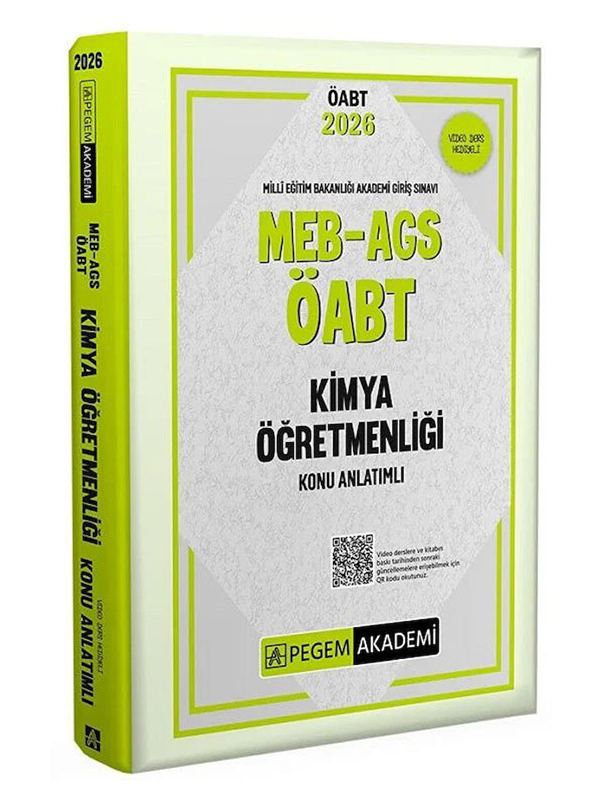 Pegem 2026 ÖABT MEB-AGS Kimya Öğretmenliği Konu Anlatımlı