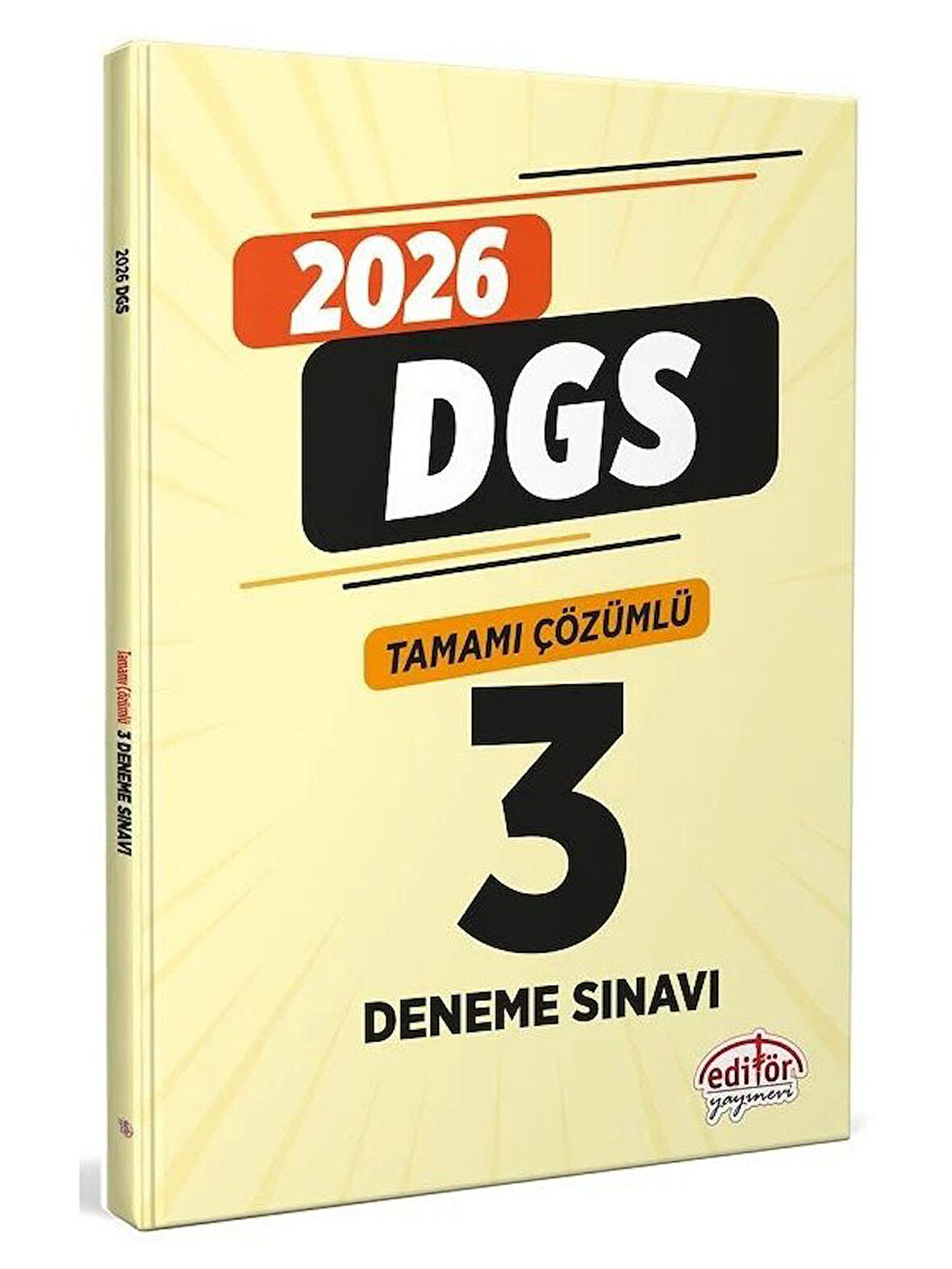 Editör 2026 DGS 3 Deneme Çözümlü