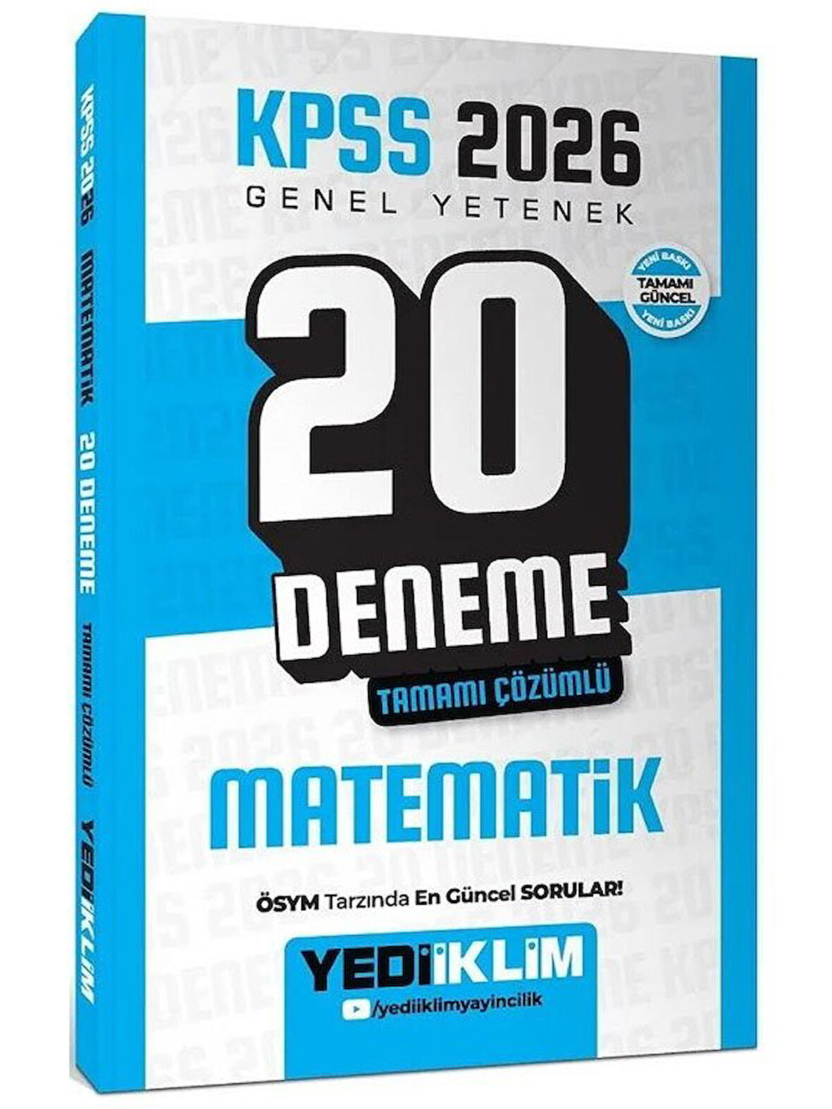 Yediiklim 2026 KPSS Matematik 20 Deneme Çözümlü