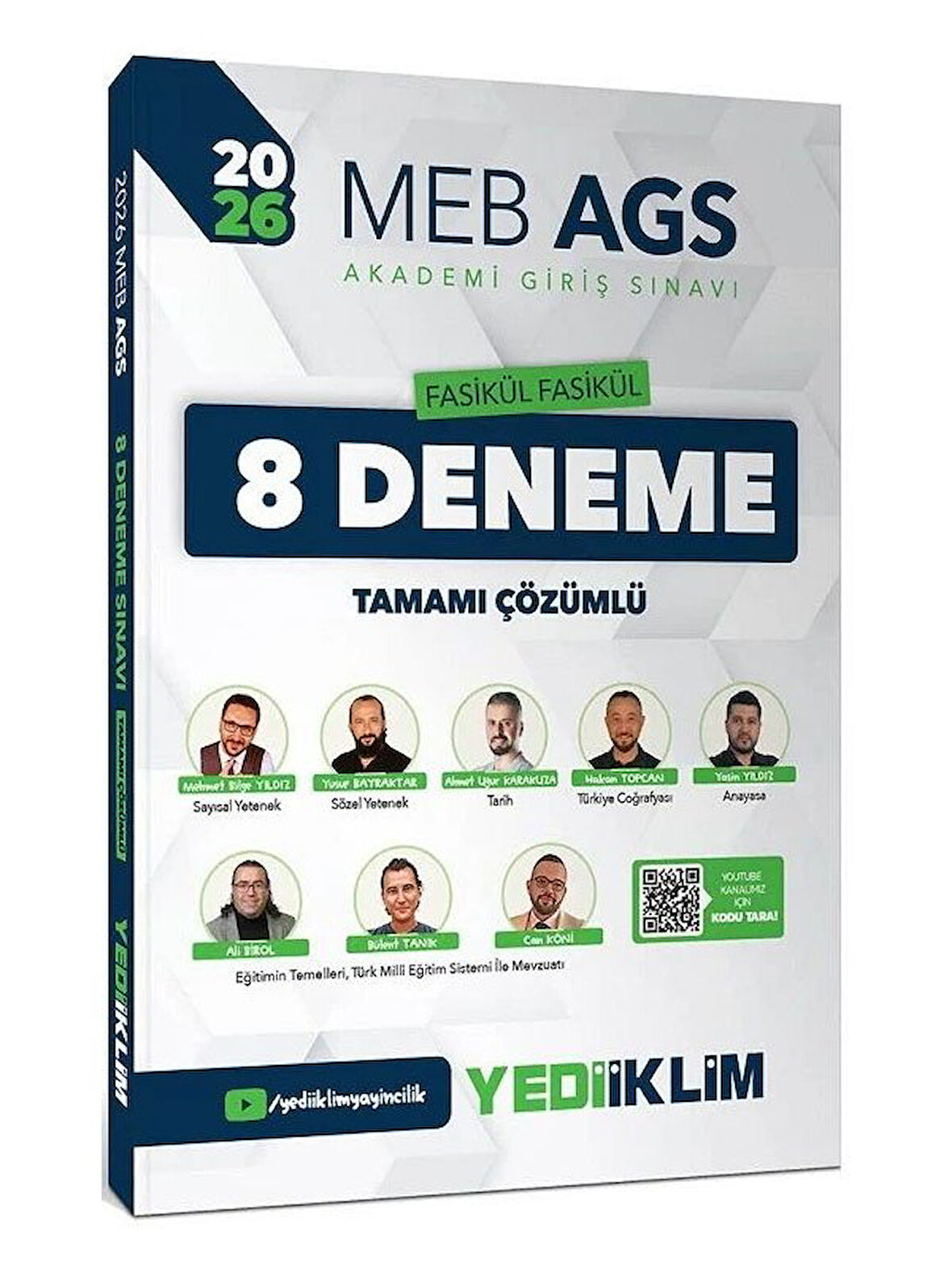 Yediiklim 2026 MEB-AGS Tüm Dersler 8 Deneme Fasikül Çözümlü