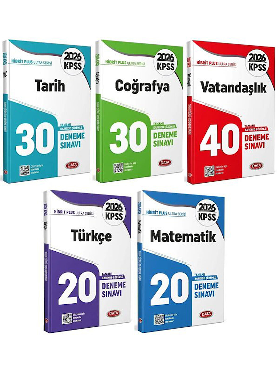 Data 2026 KPSS Genel Yetenek Genel Kültür Ultra 140 Deneme 5 li Set