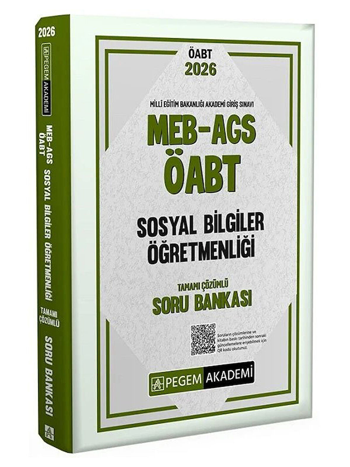 Pegem 2026 ÖABT Sosyal Bilgiler Öğretmenliği Soru Bankası Çözümlü