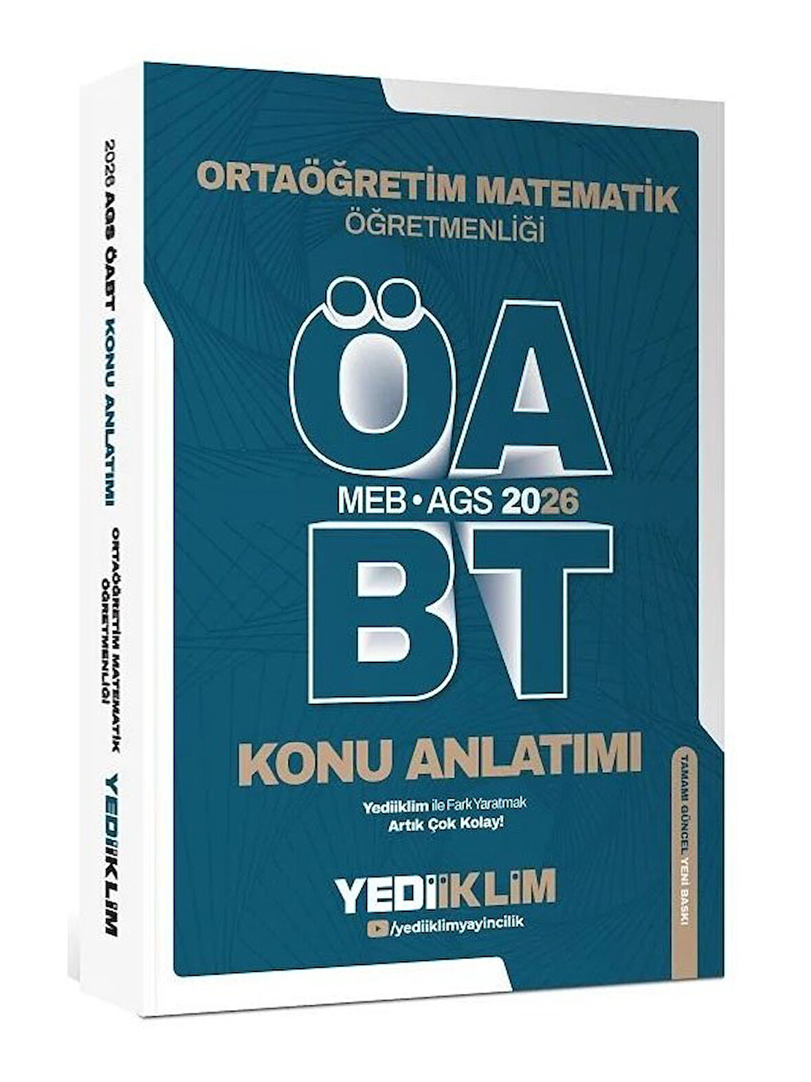 Yediiklim 2026 ÖABT MEB-AGS Lise Ortaöğretim Matematik Öğretmenliği Konu Anlatımı
