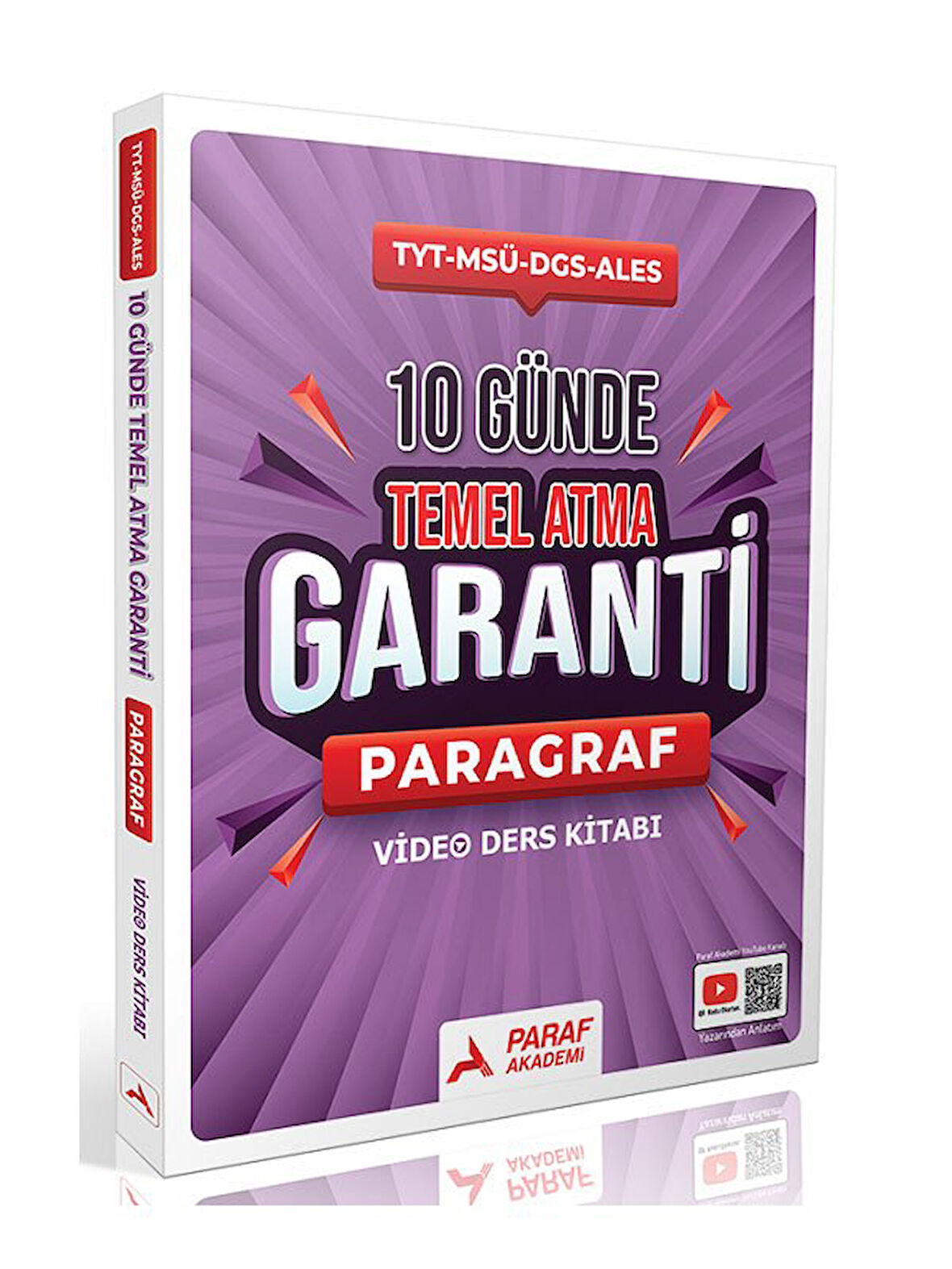 Paraf 2026 YKS TYT MSÜ DGS ALES Paragraf 10 Günde Temel Atma Garanti Video Ders Kitabı