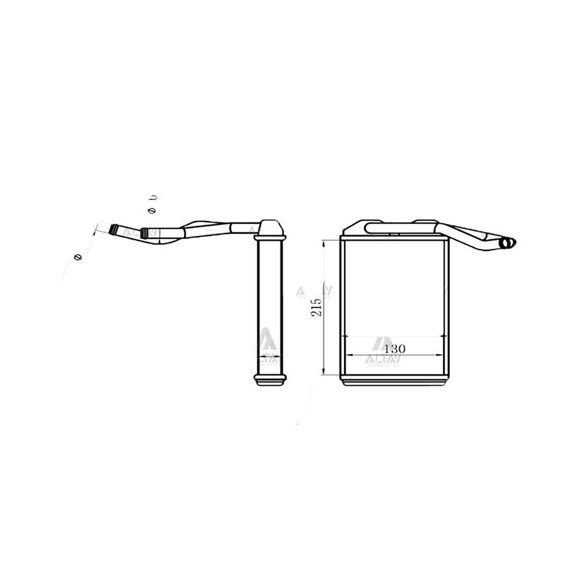 RADYATÖR KALORİFER COROLLA 93-98 AE101 BRAZING