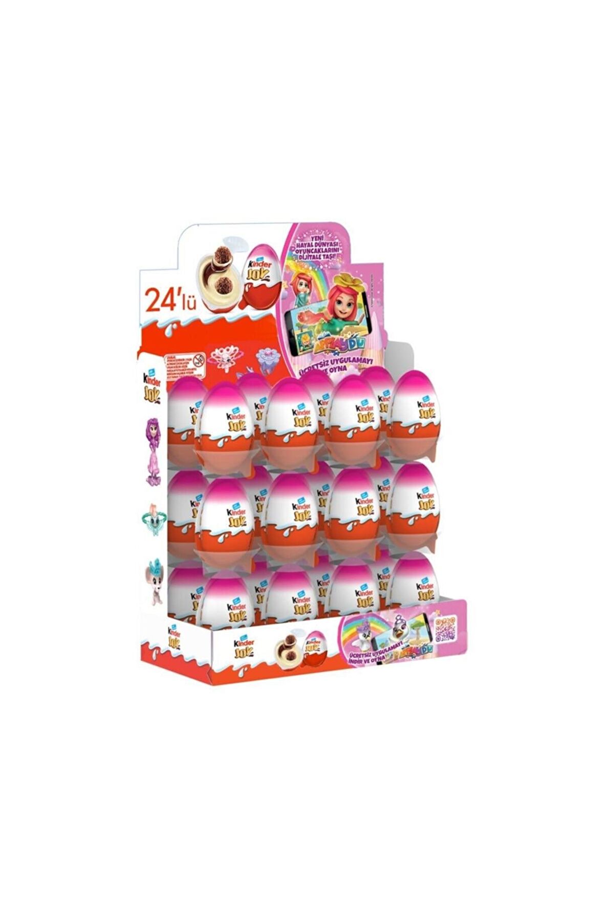 Kinder Joy Kızlara Özel 20 gr 24 lü Set