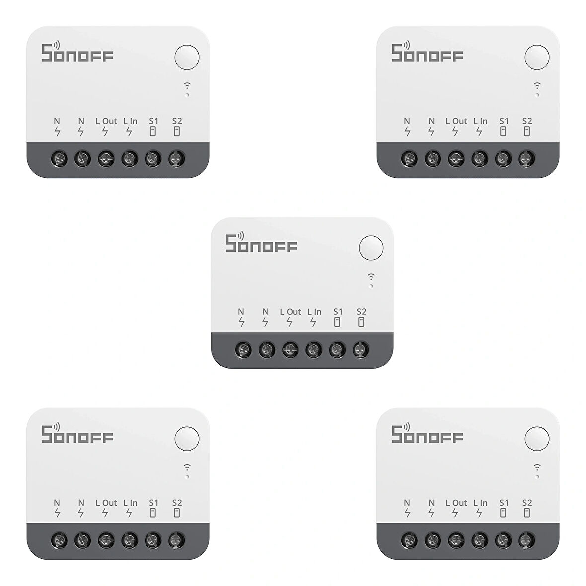 ZigBee Mini R2 Akıllı Röle 5 Adet
