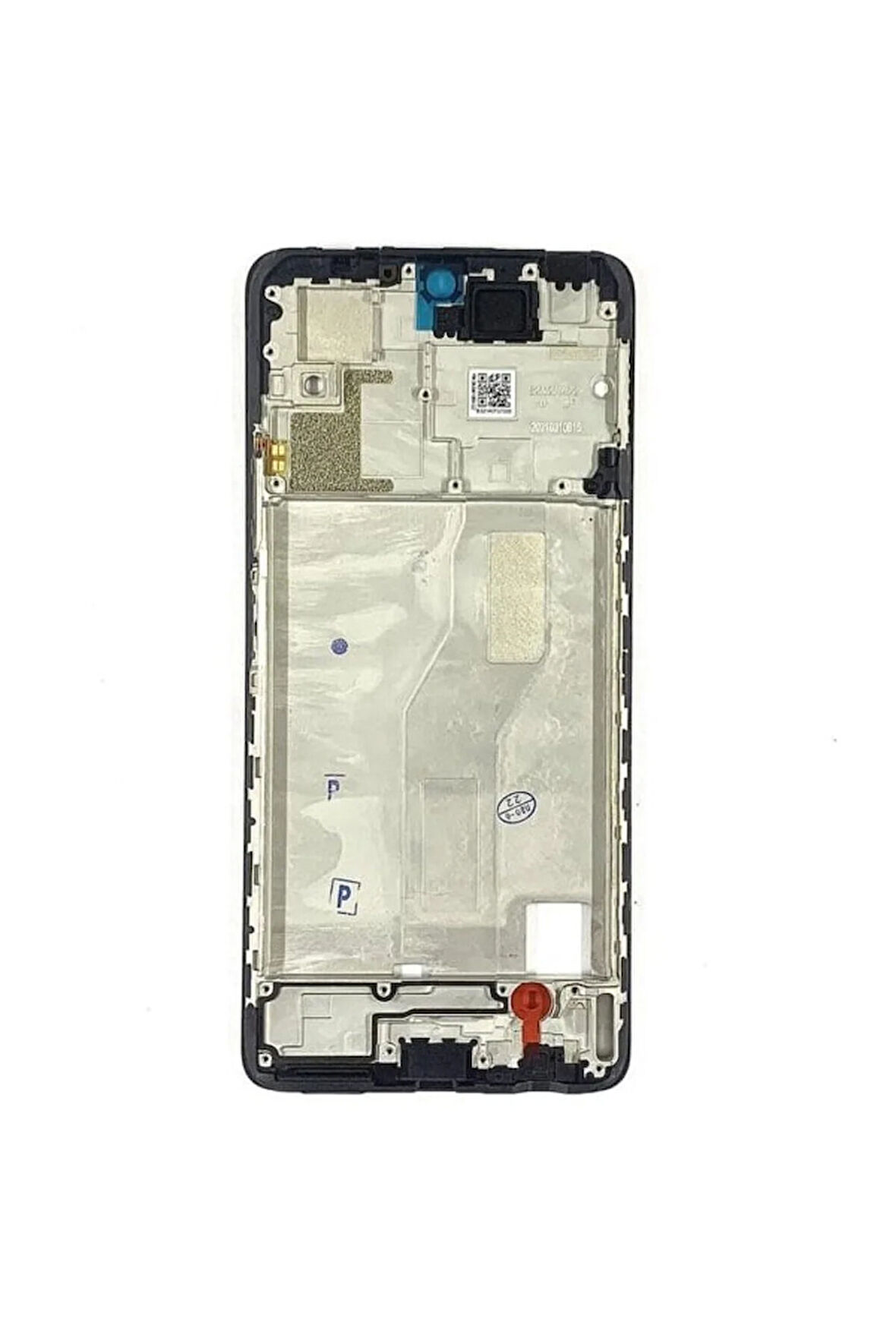 Xiaomi Redmi Note 10 Pro 4G İle Uyumlu Orta Kasa Ekran Çıtası Siyah