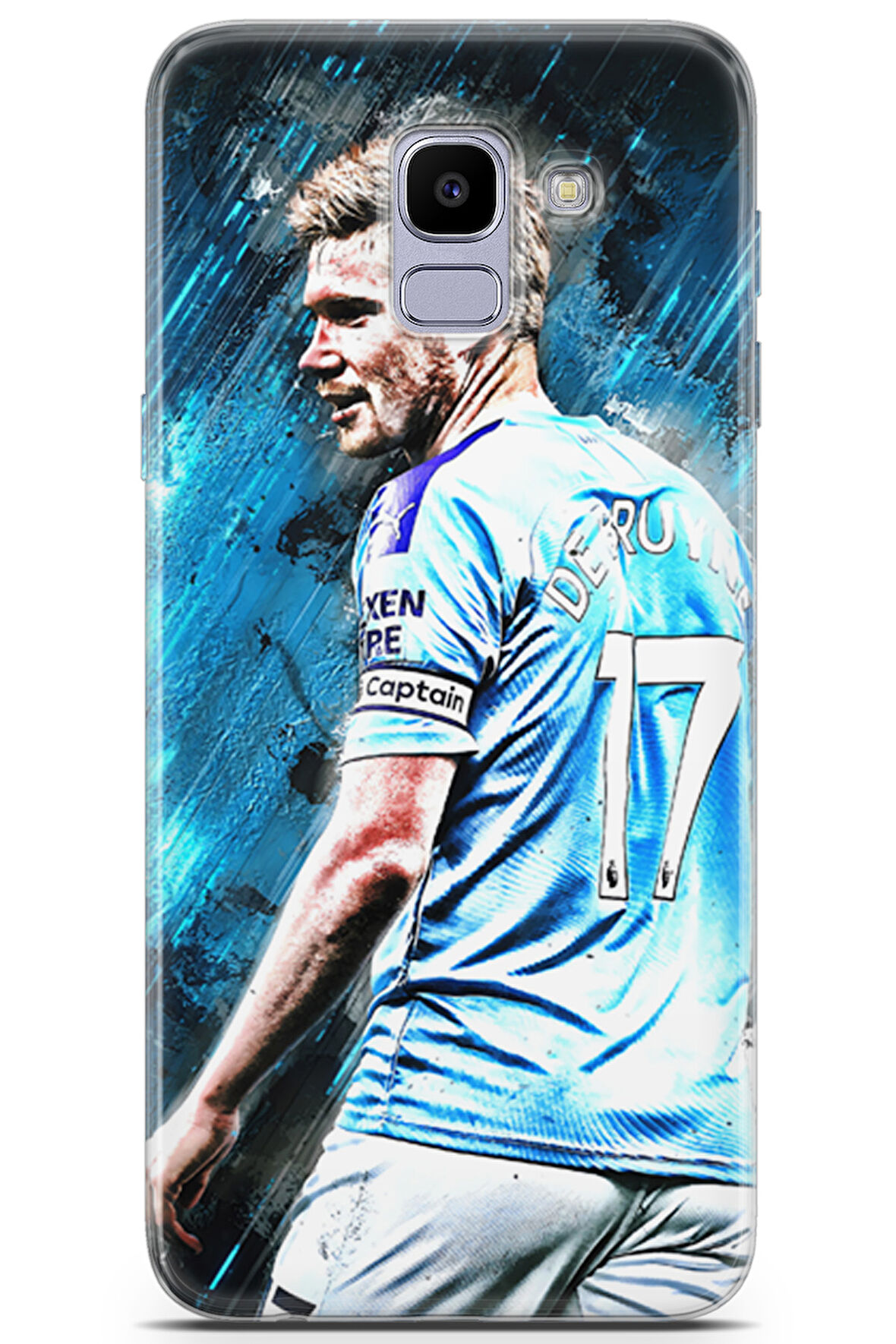 Samsung Galaxy J6 uyumlu Futbol 8 Lüks Kevin De Bruyne