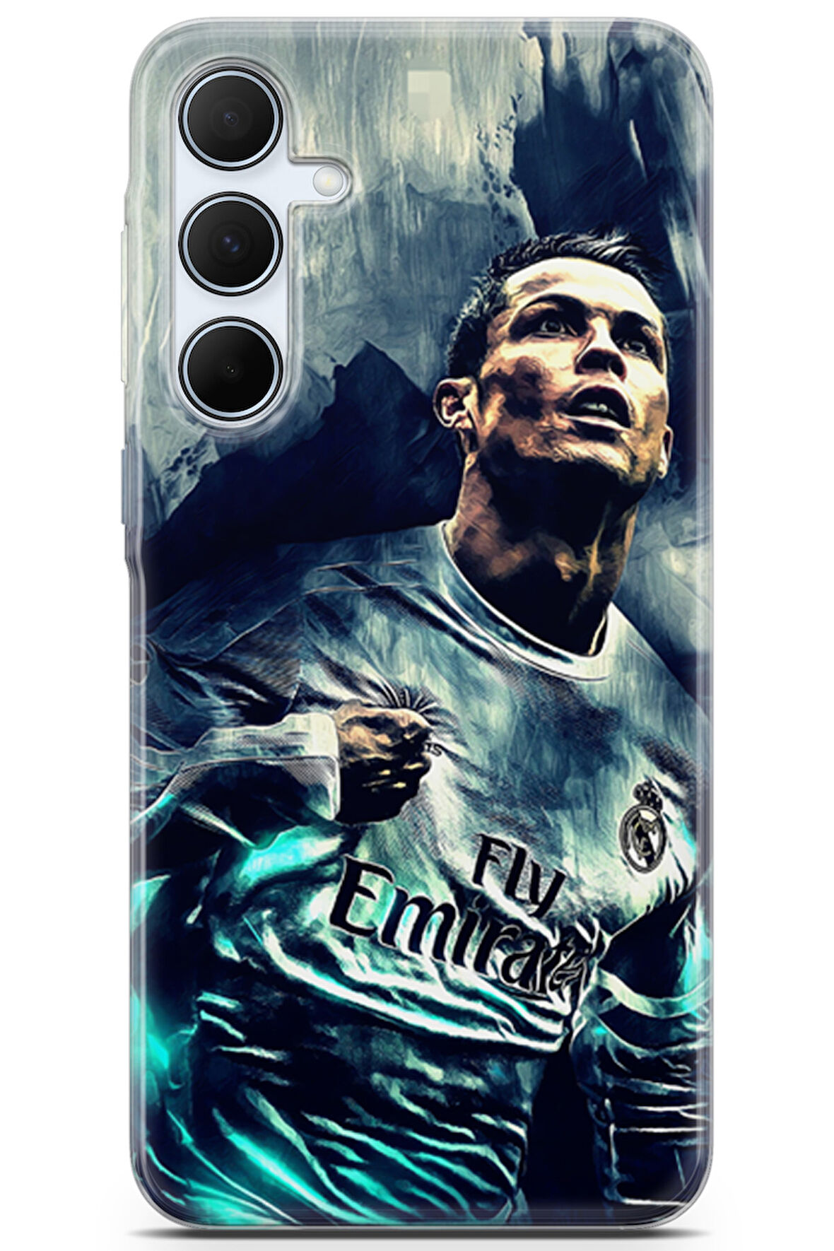 Samsung Galaxy A35 5G uyumlu Futbol 1 HQ Baskı Cristiano Ronaldo