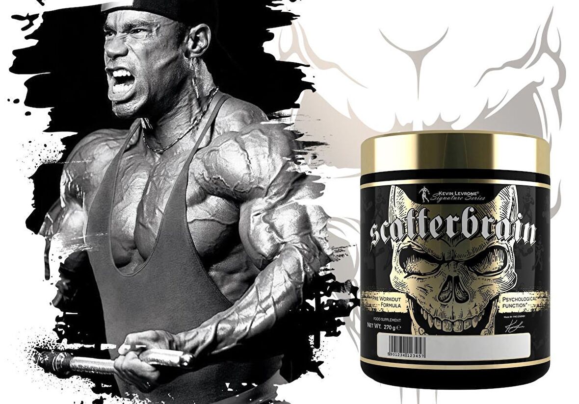 KEVIN LEVRONE Black Line / Scatterbrain PreWorkout / 270 g