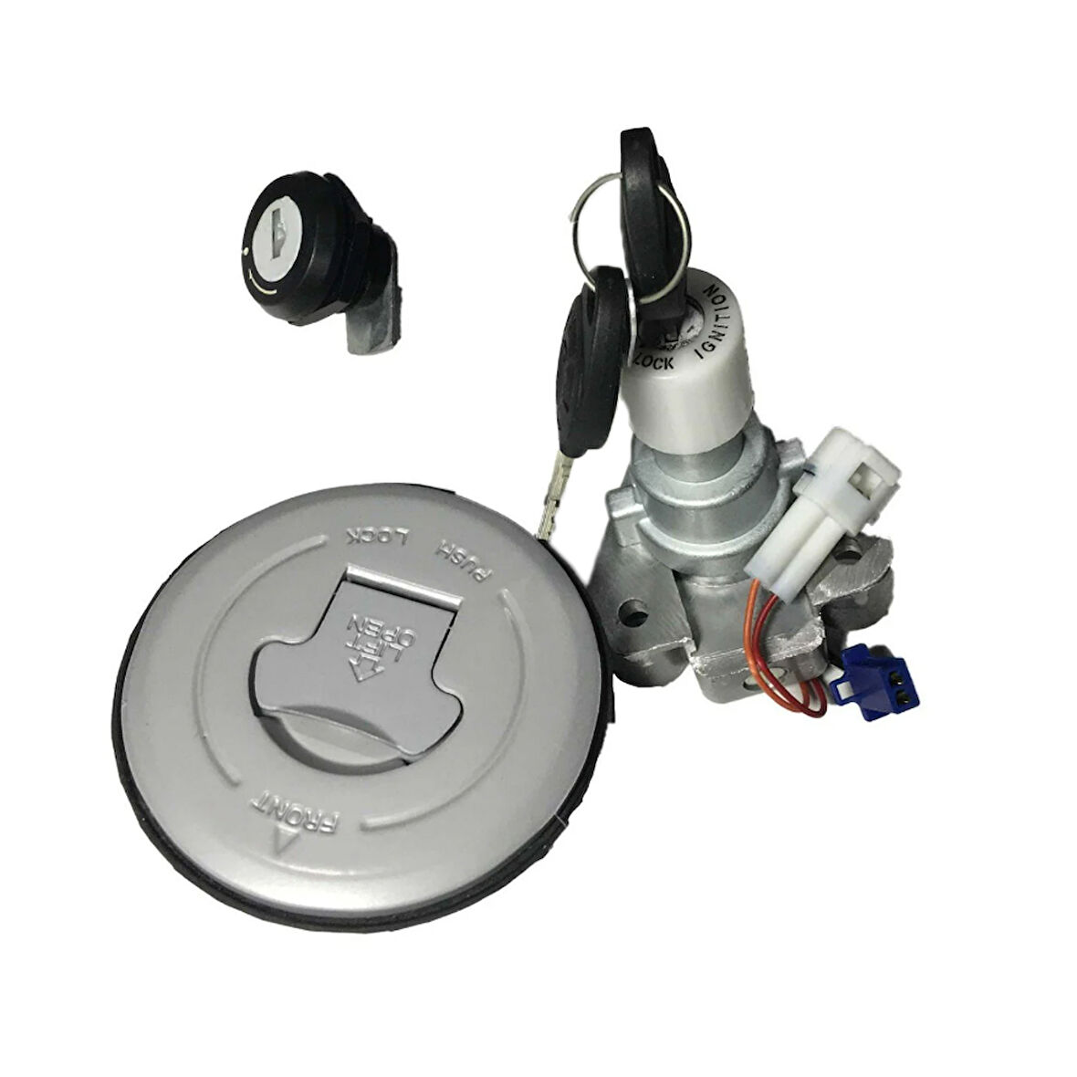 Motobir Kontak Kilit Seti 2 Kablolu Tvs Apache 150