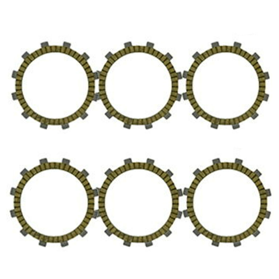 Motobir Debriyaj Balatası 6'Lı Set Cf Moto Nk 250 2023-2024