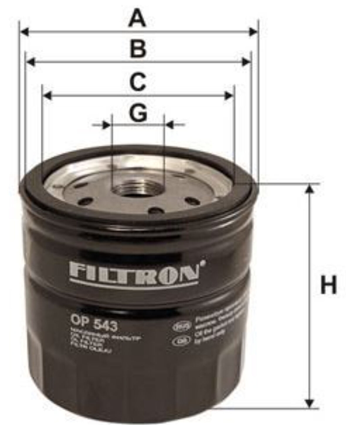 YAG FILTRESI TRANSIT T12 T15 2,5 / 2,5TD 91>00 CONNECT 1,8TDCI 02>13 FOCUS 1,8TDCI 98>04 (ATOM TIP)