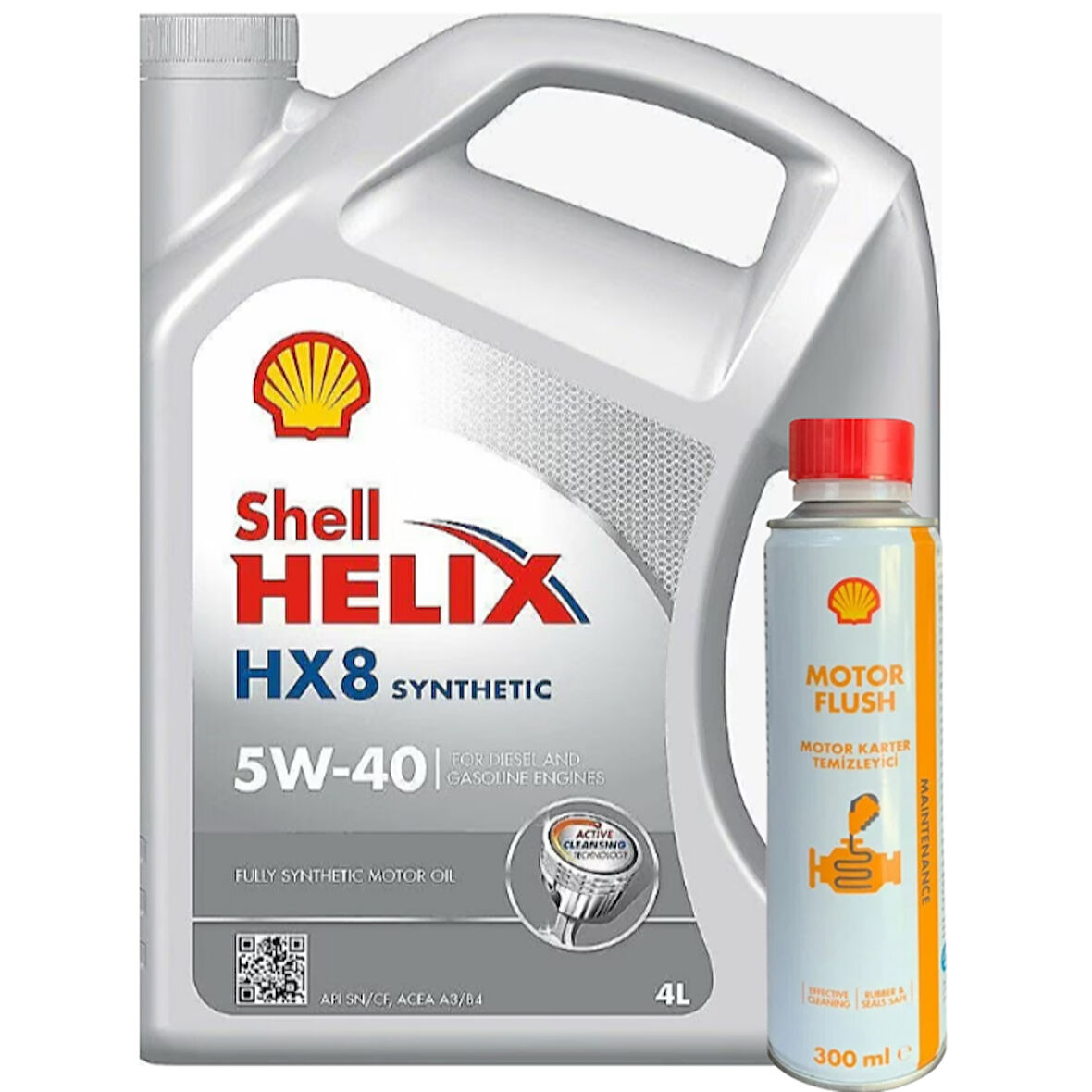 Shell Helix HX8 5W-40 4 Litre Motor Yağı(2024)/Shell Karter Temizleyici