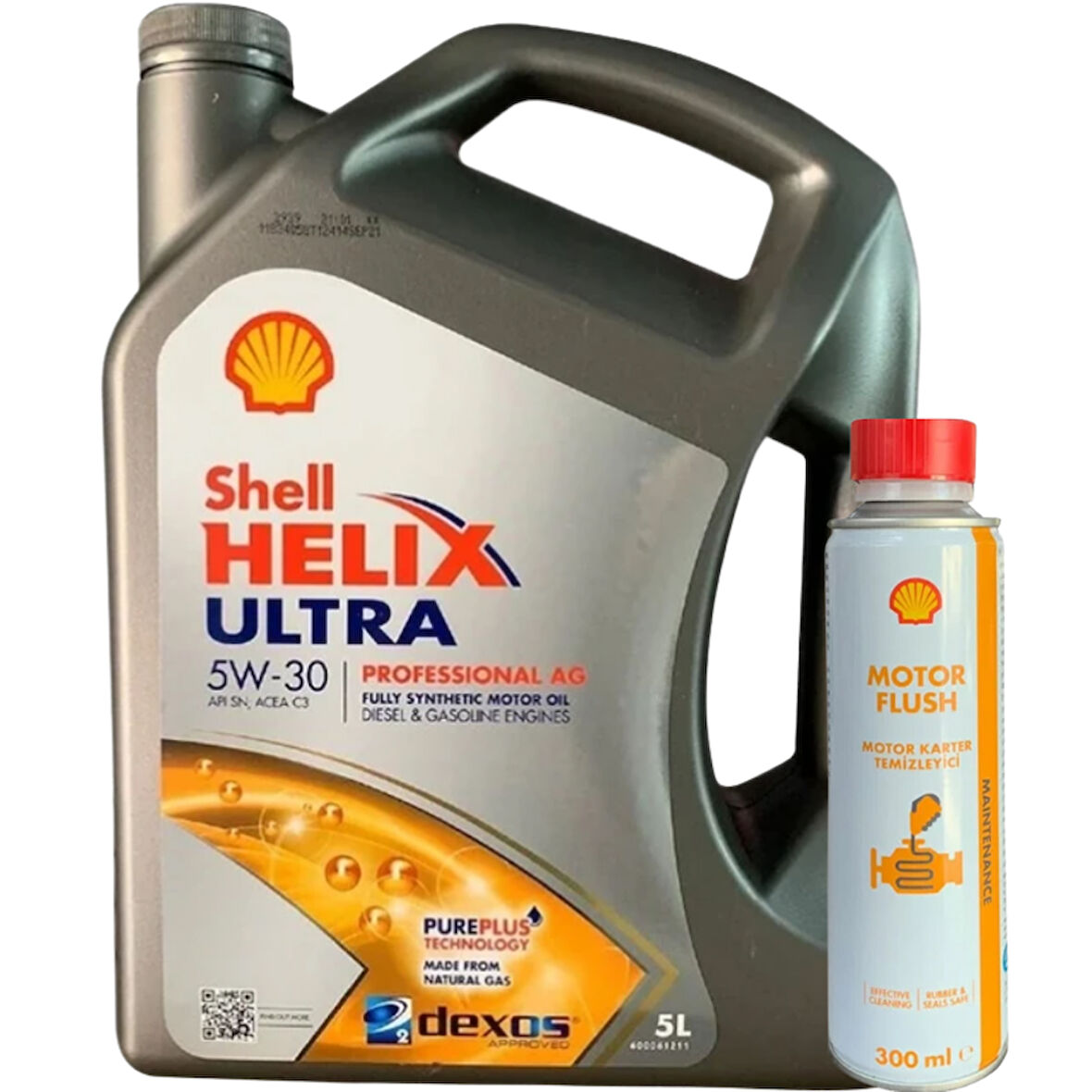 Shell Helix Ultra Professional AG 5W-30/Shell Engine Flush temizleyici