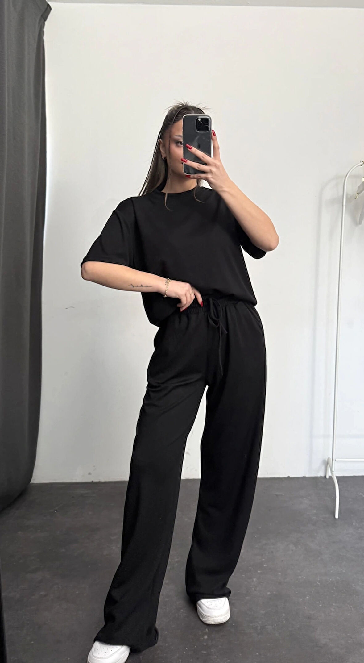 Siyah - Cupra Kısa Kollu Modal Takım