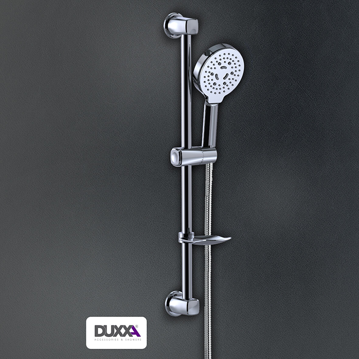 Duxxa Paris 700 Sürgülü Duş Seti Krom D.267.7