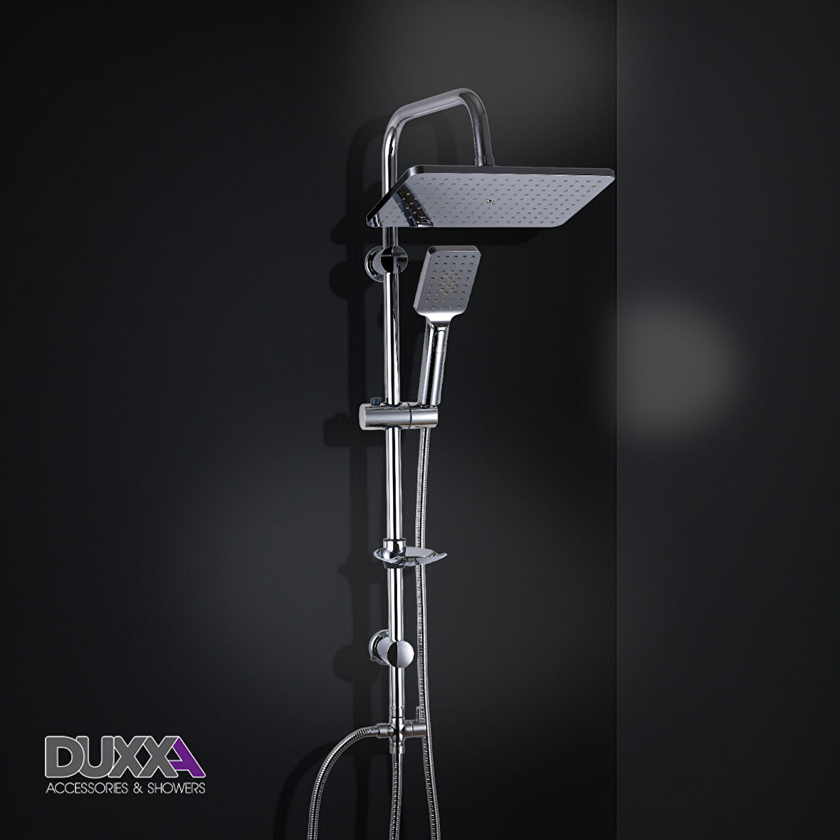Duxxa Mirage 400 Tepe Duş Seti Krom D.132.4