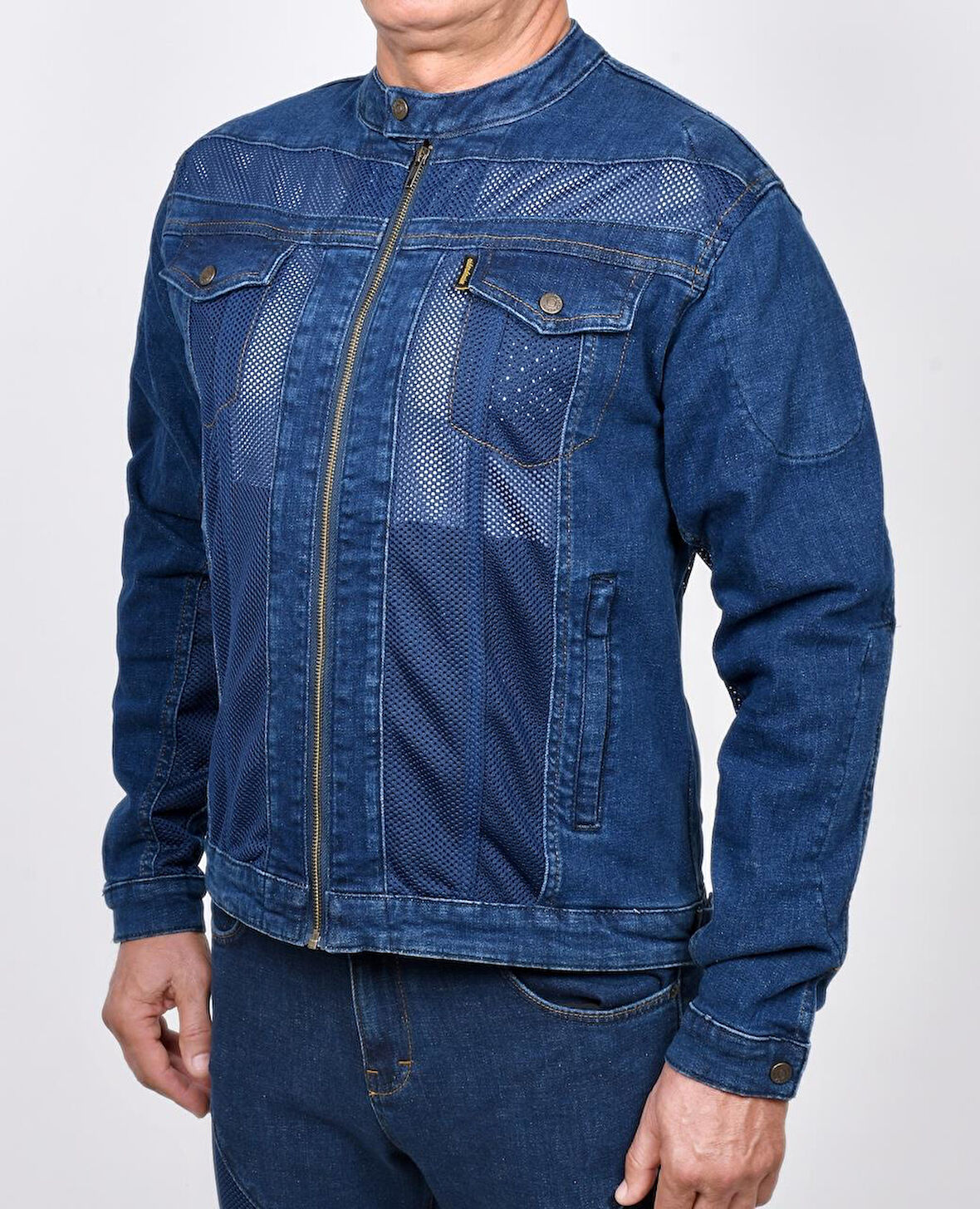 RIDER DENIM EFİL MAVİ ERKEK MOTOSİKLET MONT