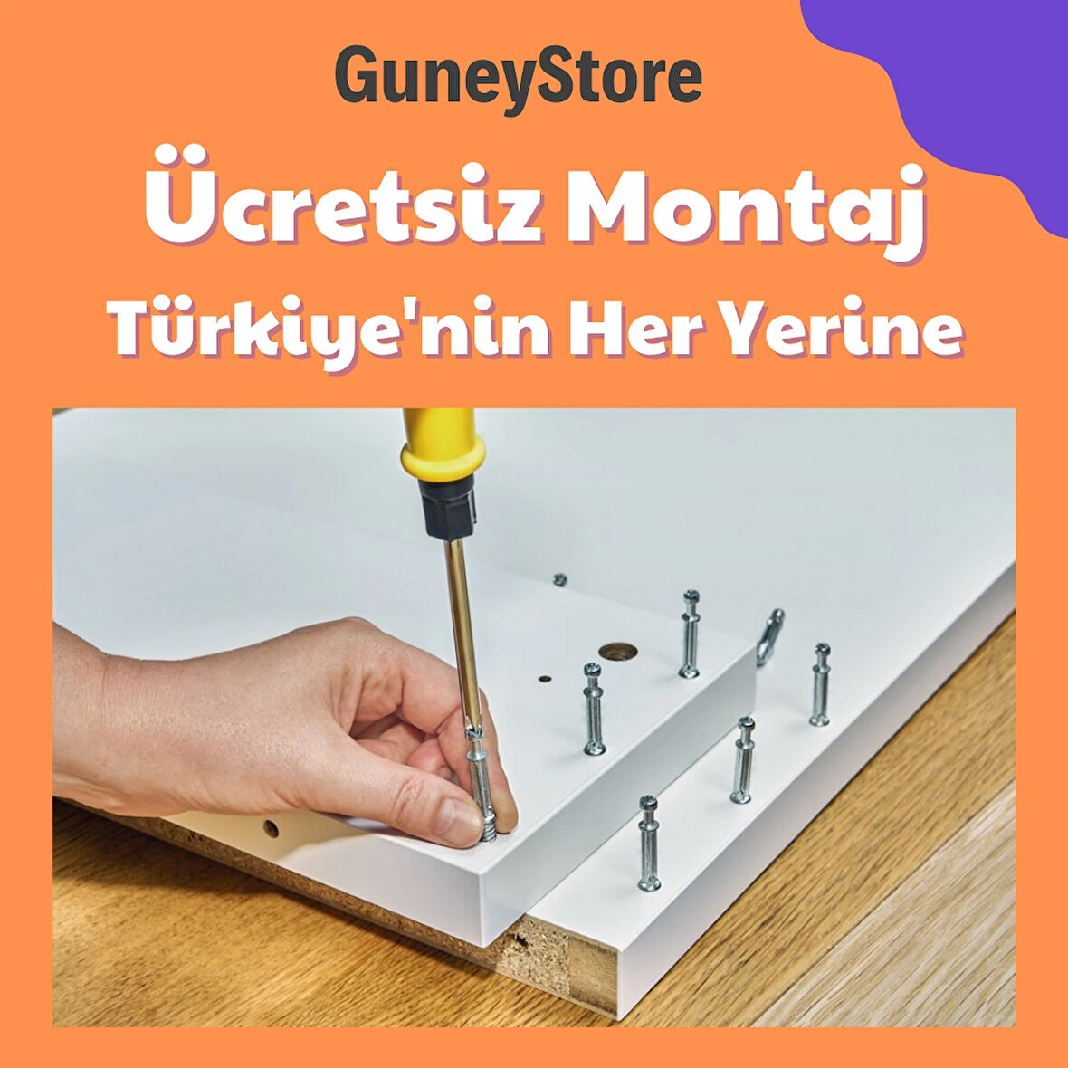 Ücretsiz Montaj - 100% MDF Rosa 3 Kapaklı Beyaz Gardırop - MDF Dolap - Elbise Dolabı