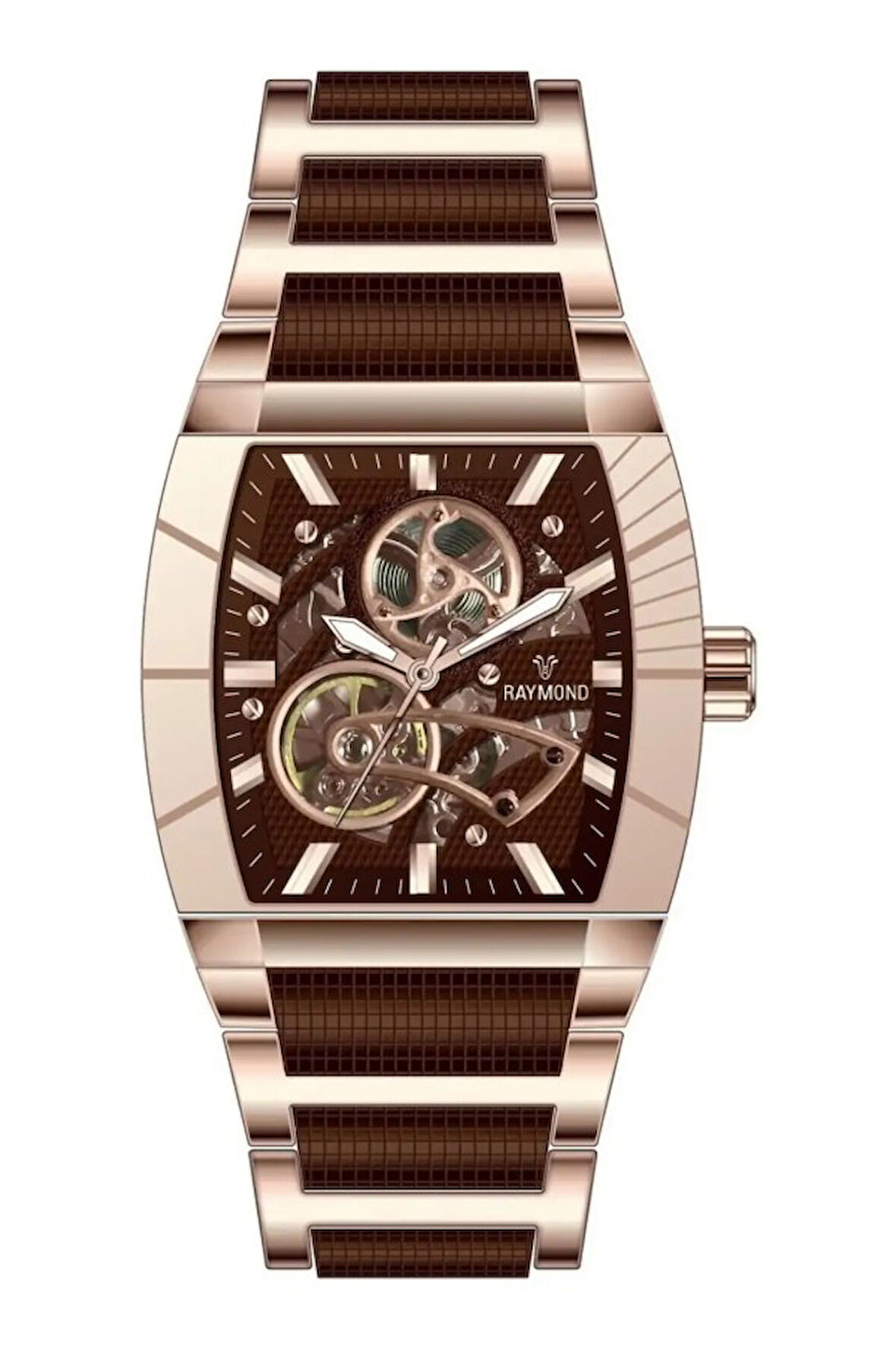RAYMOND ERKEK KOL SAATİ RYM-5129-KAHVERENGİ