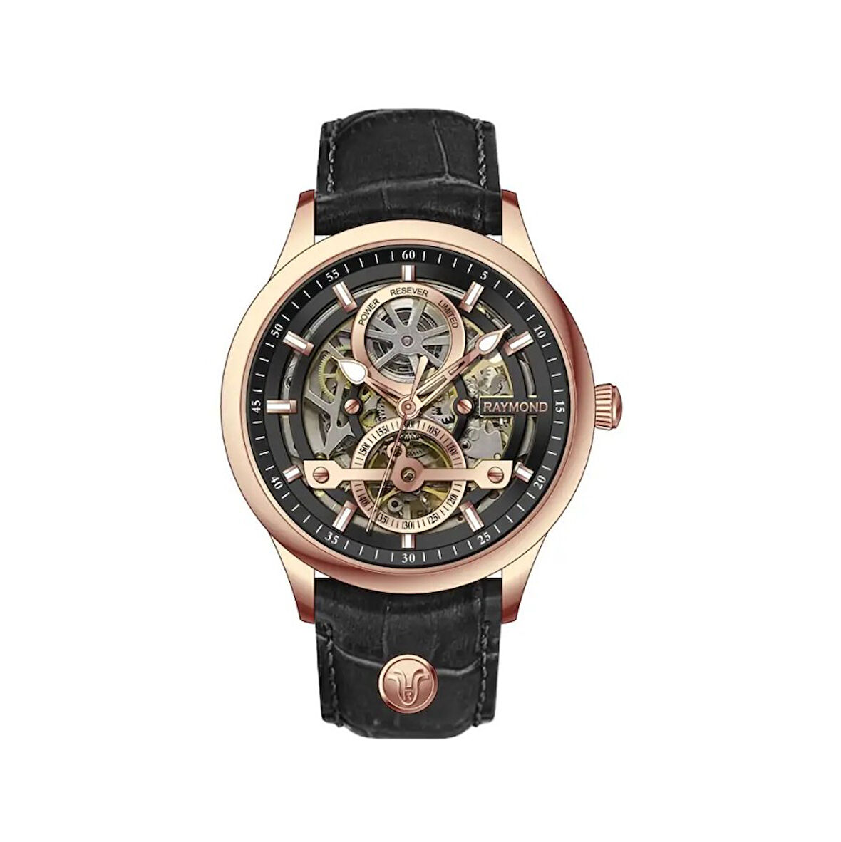 RAYMOND ERKEK KOL SAATİ RYM-280267-ROSE-BK