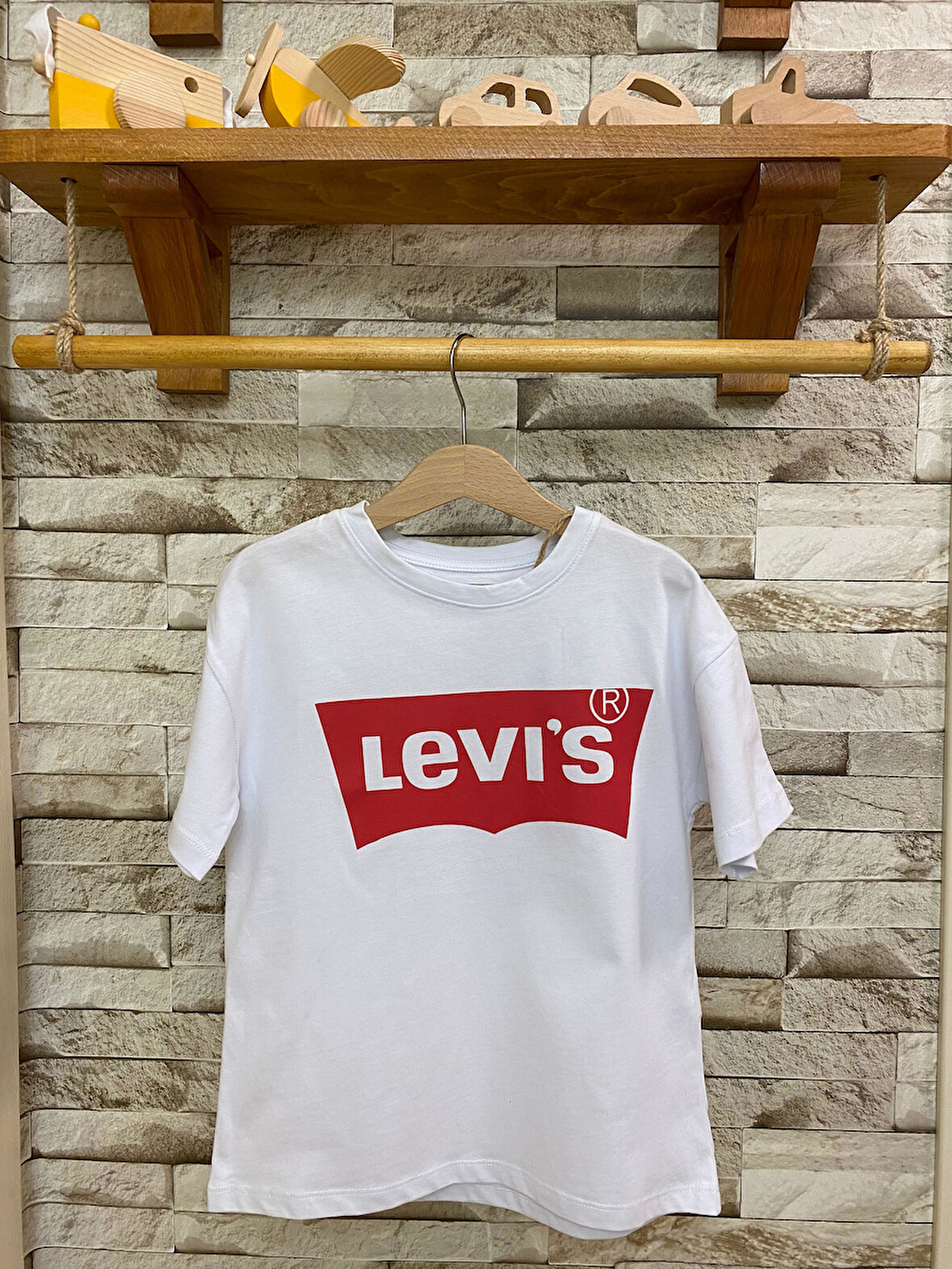 LOGO BASKILI, FIRÇALI KUMAŞ, YAZLIK ÇOCUK TİŞÖRT