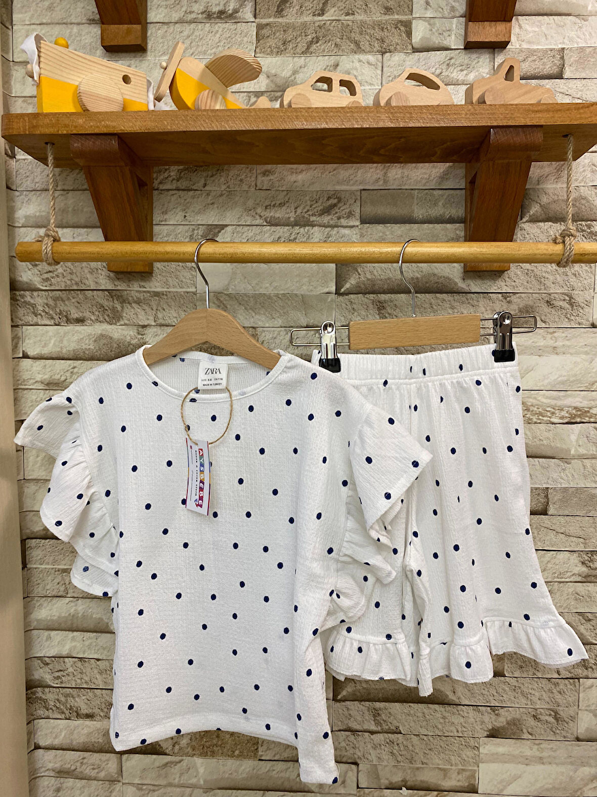 AYSBEBE PUANTİYELİ KIZ ÇOCUK YAZLIK TAKIM