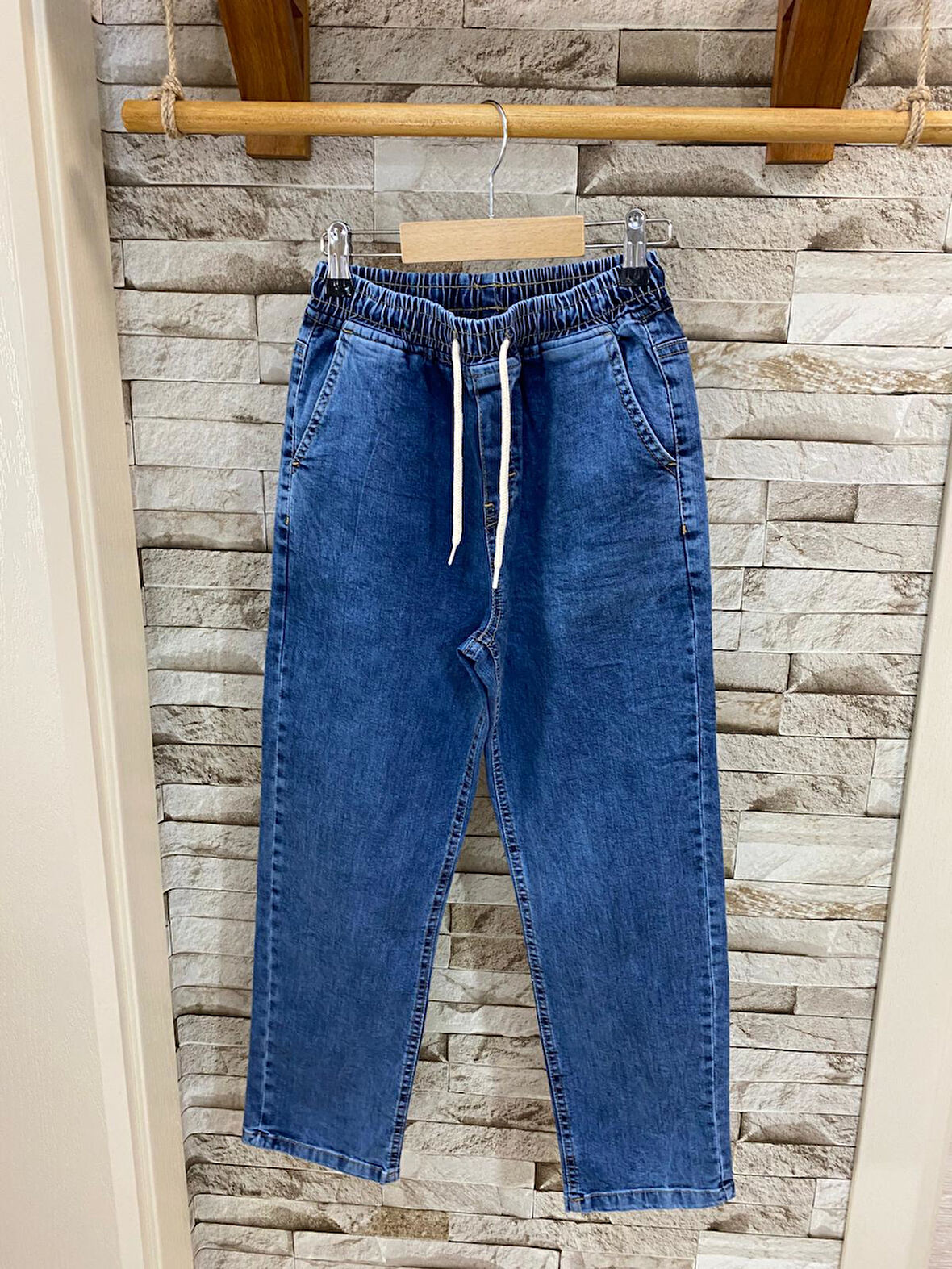 Erkek Çocuk Jean Pantolon Mavi Renk