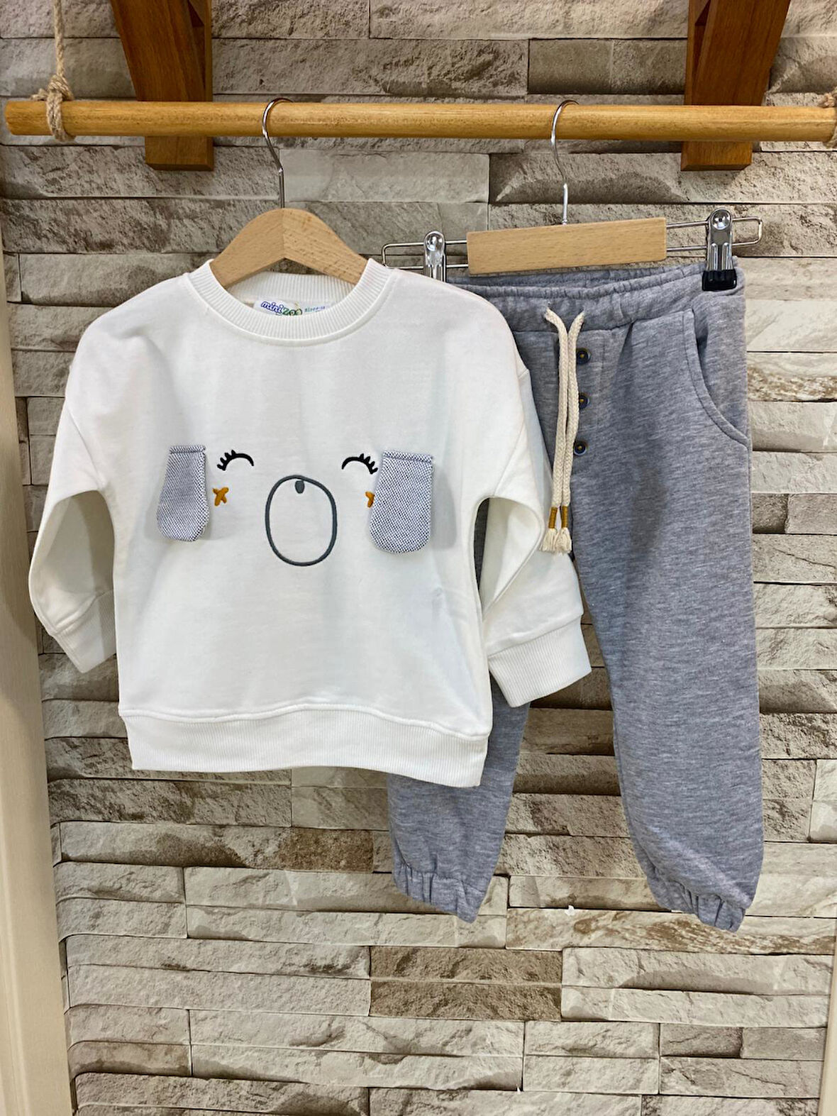 MİNİZOO BABY KÖPEK KULAKLI ERKEK ÇOCUK TAKIM