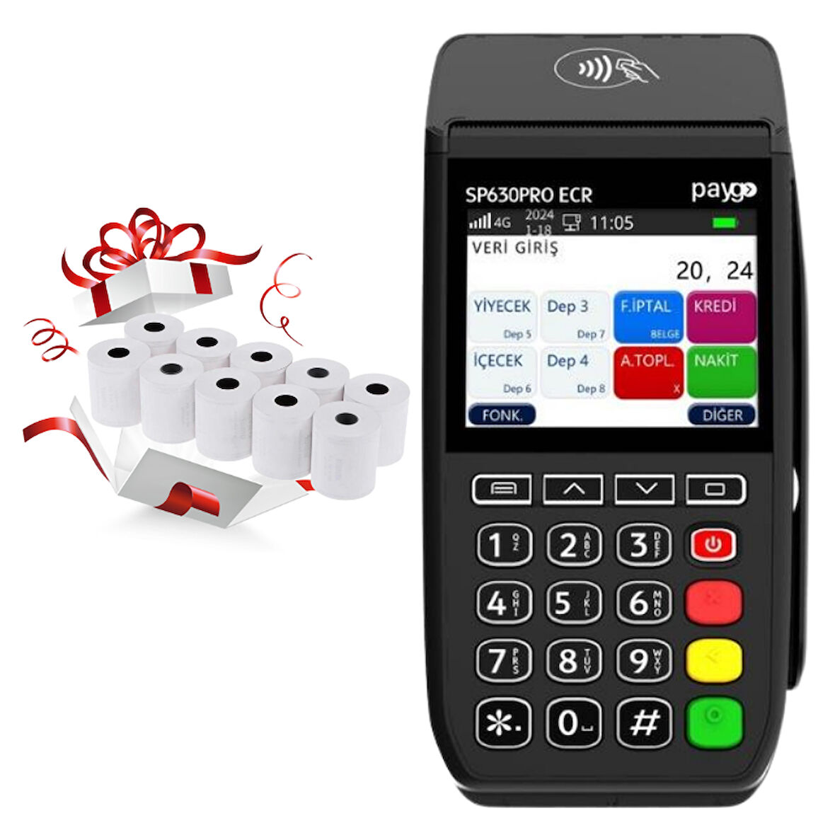 Paygo Sp630 Ecr Pro 4g Eft Pos Yazarkasa