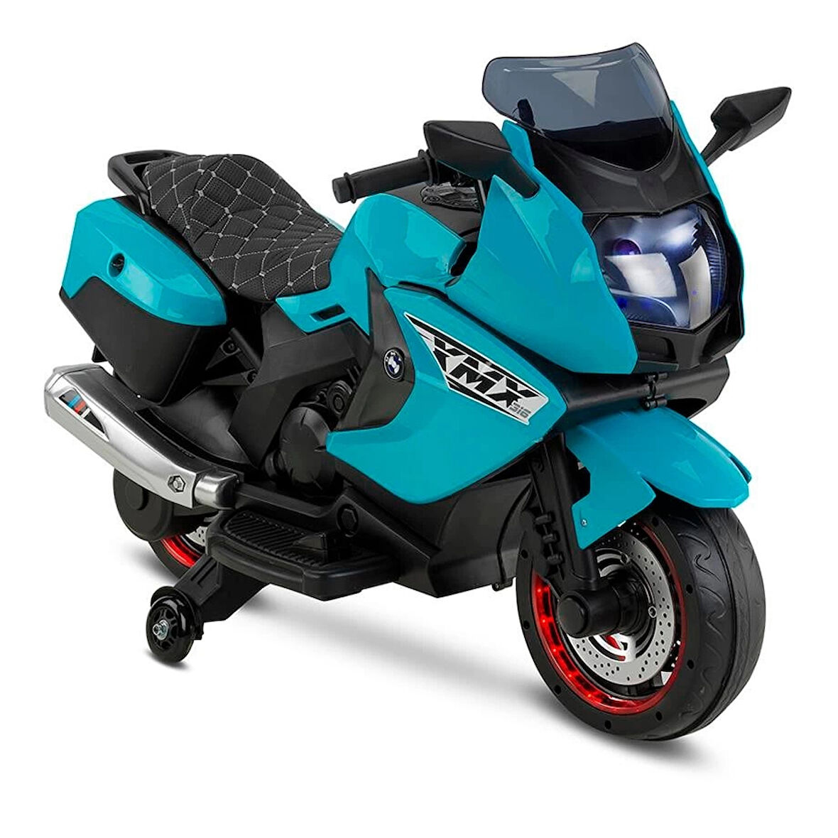 BABYHOPE 438A XMX-316 12V LEDLİ AKÜLÜ MOTOR TURKUAZ