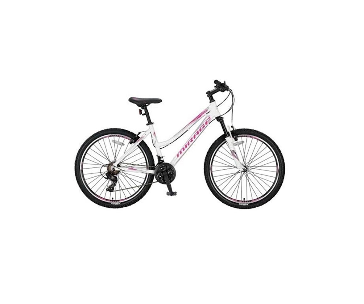 ÜMİT 2466 MIRAGE Kadın DAĞ BİSİKLETİ 305H V 24 JANT 21 VİTES BEYAZ TURKUAZ