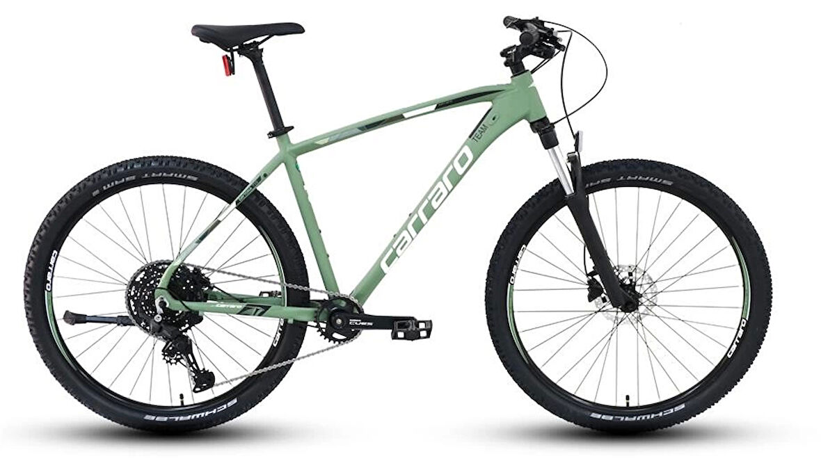 CARRARO DAYTONA 710 ERKEK DAĞ BİSİKLETİ 440H HD 27.5 JANT 10 VİTES MAT BAMBU YEŞİLİ BEYAZ SİYAH