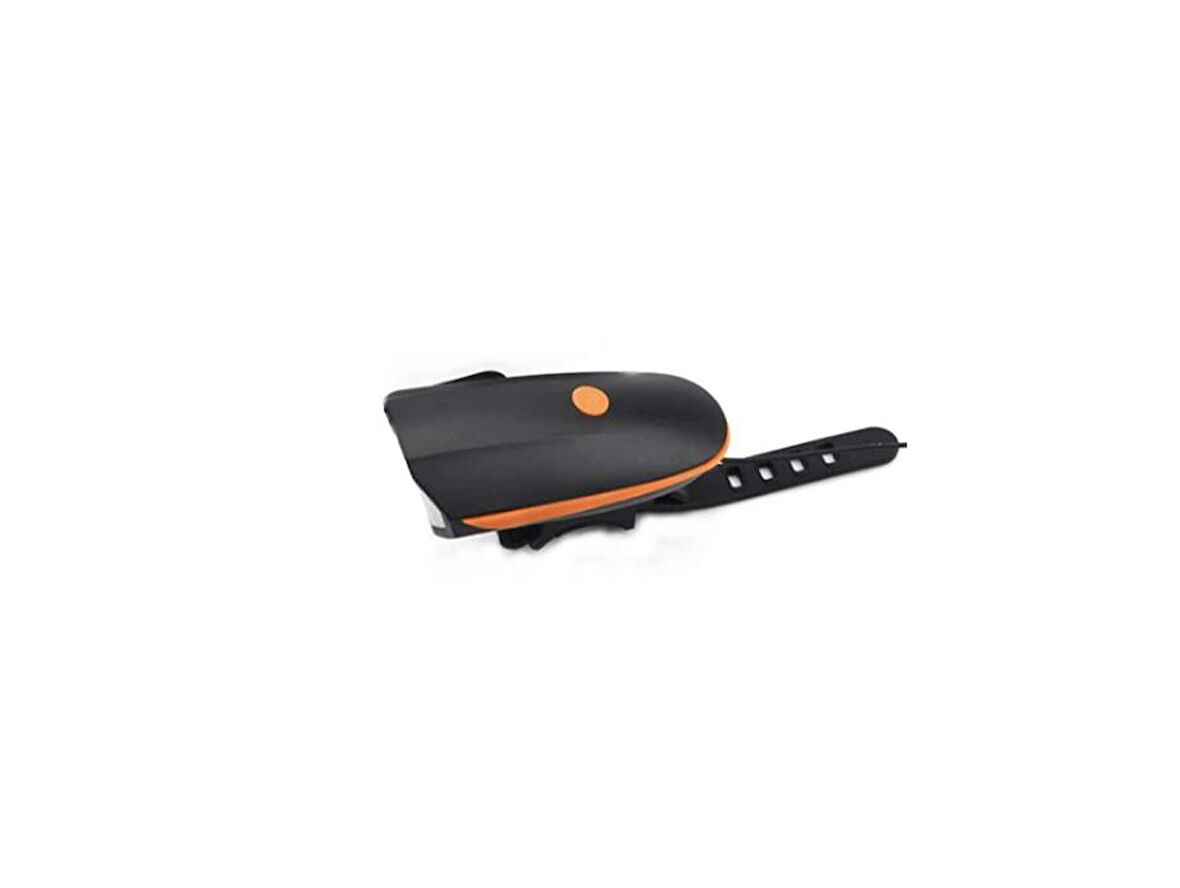 XBYC 6163 BİSKLET USB IŞIKLI KORNA SİYAH TURUNCU