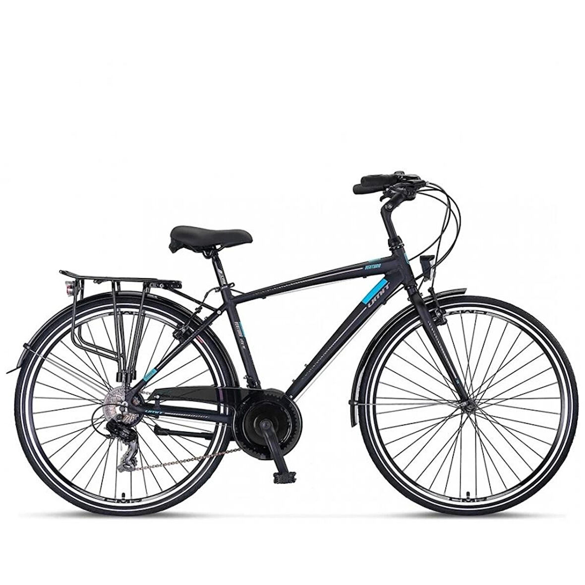 ÜMİT 2838 VENTURA M-DMD-V ERKEK ŞEHİR BİSİKLETİ 460H V 28 JANT 21 VİTES SİYAH MAVİ