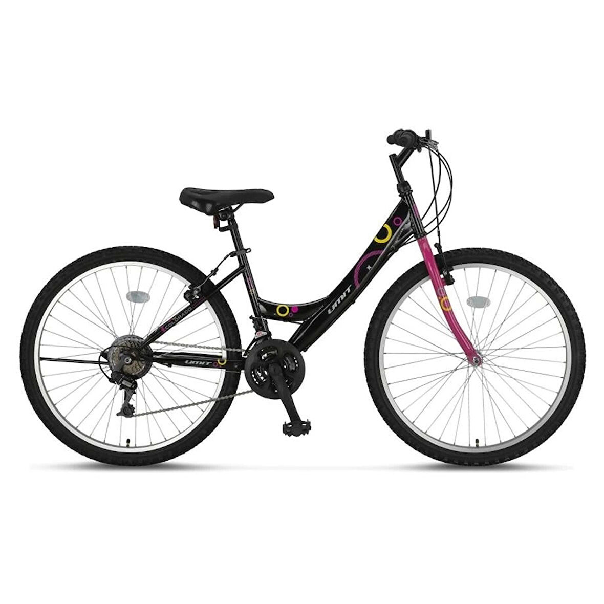 ÜMİT 2600 COLORADO KADIN DAĞ BİSİKLETİ V 26 JANT 21 VİTES SİYAH PEMBE